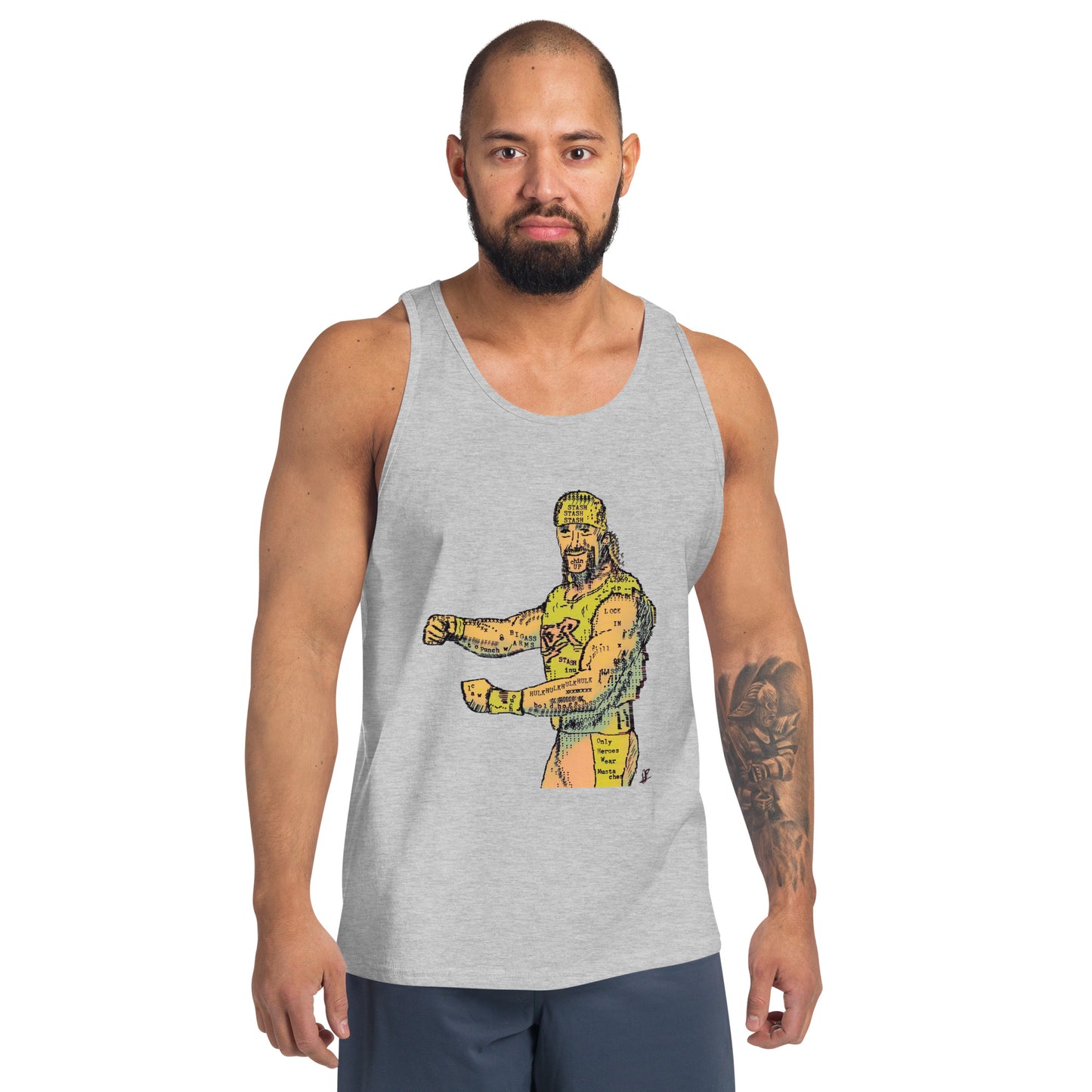 Hulk $Stash Hogan - Premium Men's Tank Top