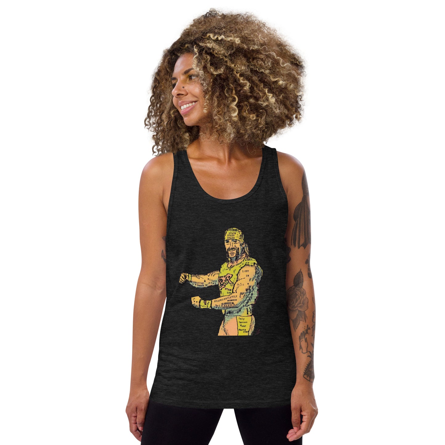 Hulk $Stash Hogan - Premium Men's Tank Top