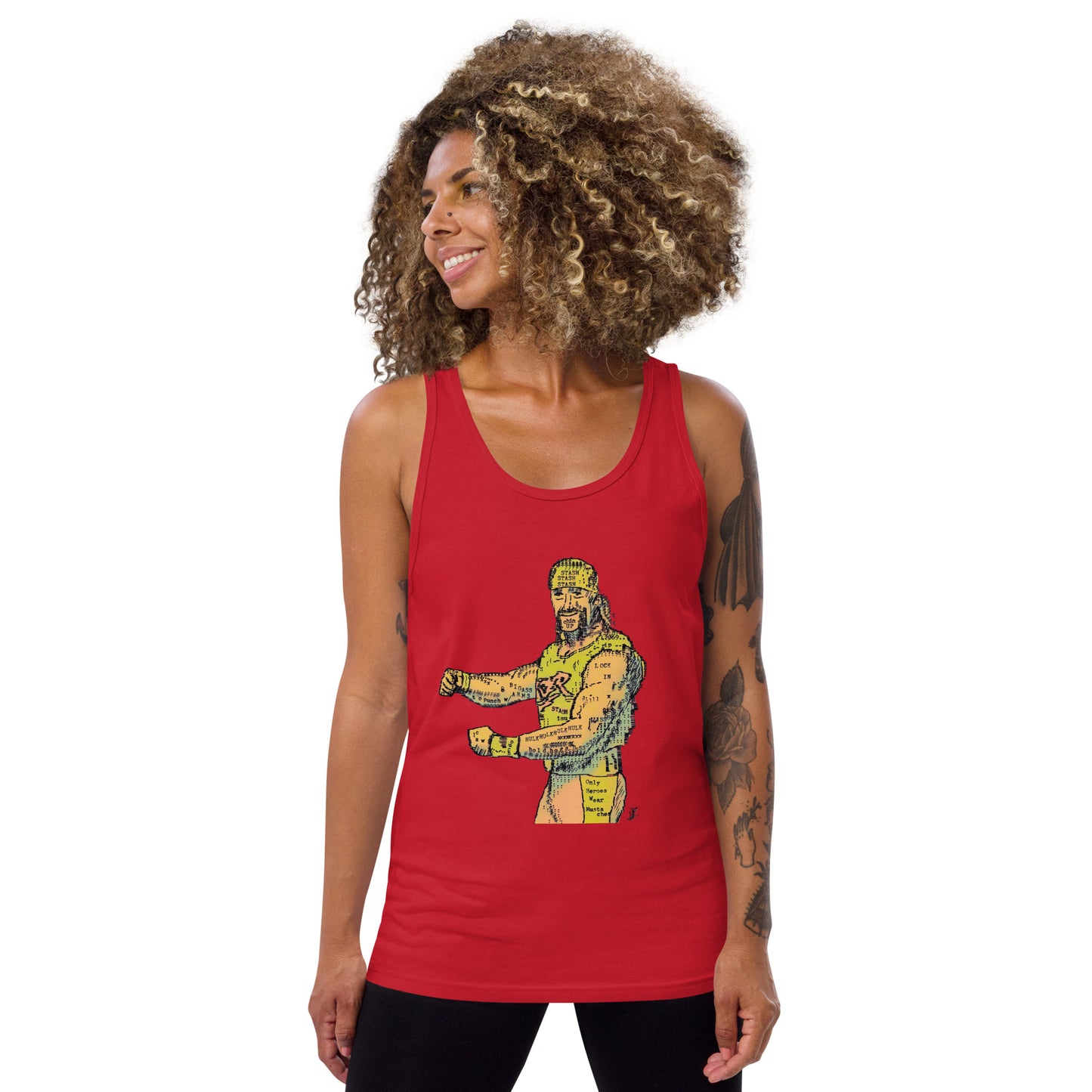 Hulk $Stash Hogan - Premium Men's Tank Top