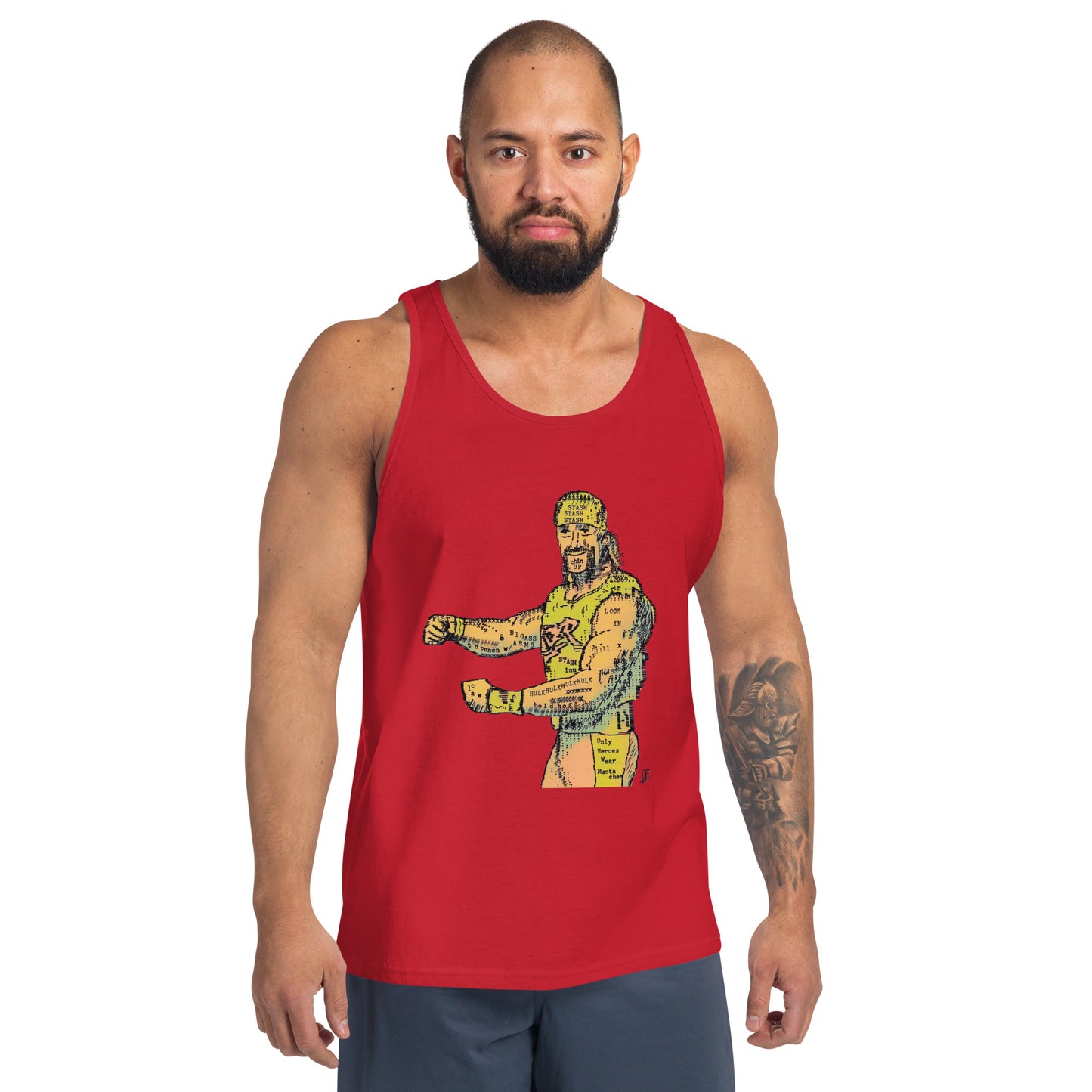 Hulk $Stash Hogan - Premium Men's Tank Top