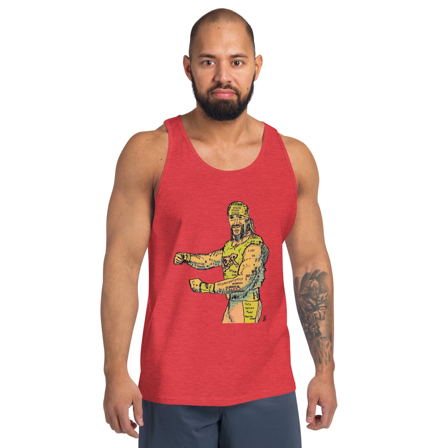 Hulk $Stash Hogan - Premium Men's Tank Top