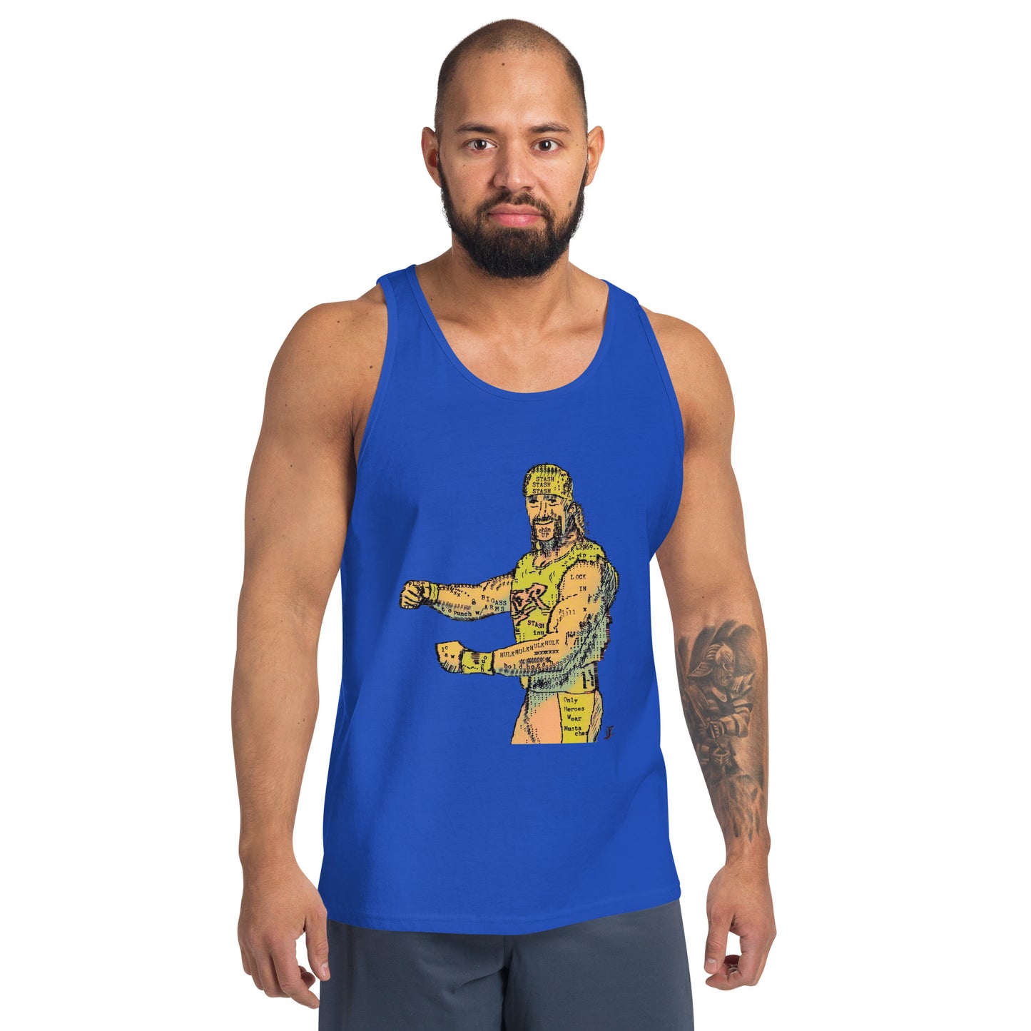 Hulk $Stash Hogan - Premium Men's Tank Top