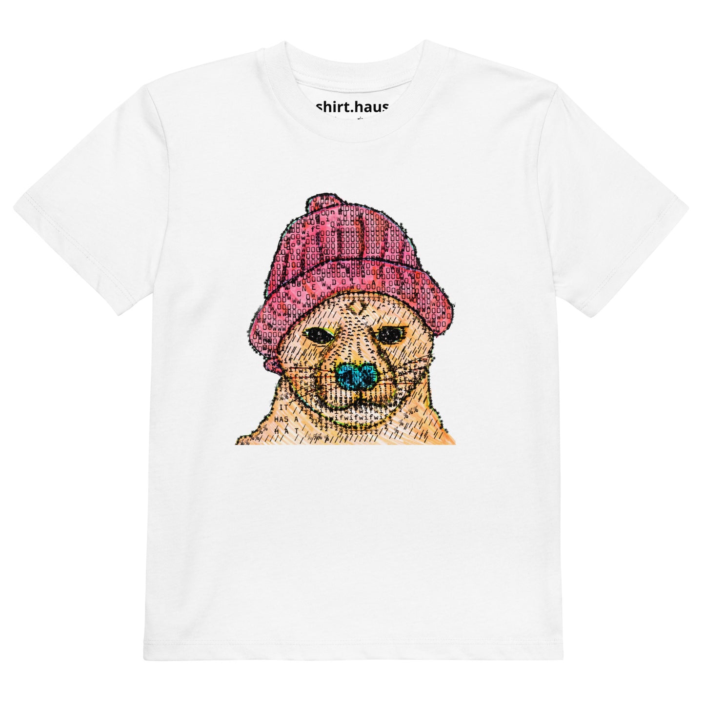 Dog Wif Hat - Premium Organic cotton kids t-shirt