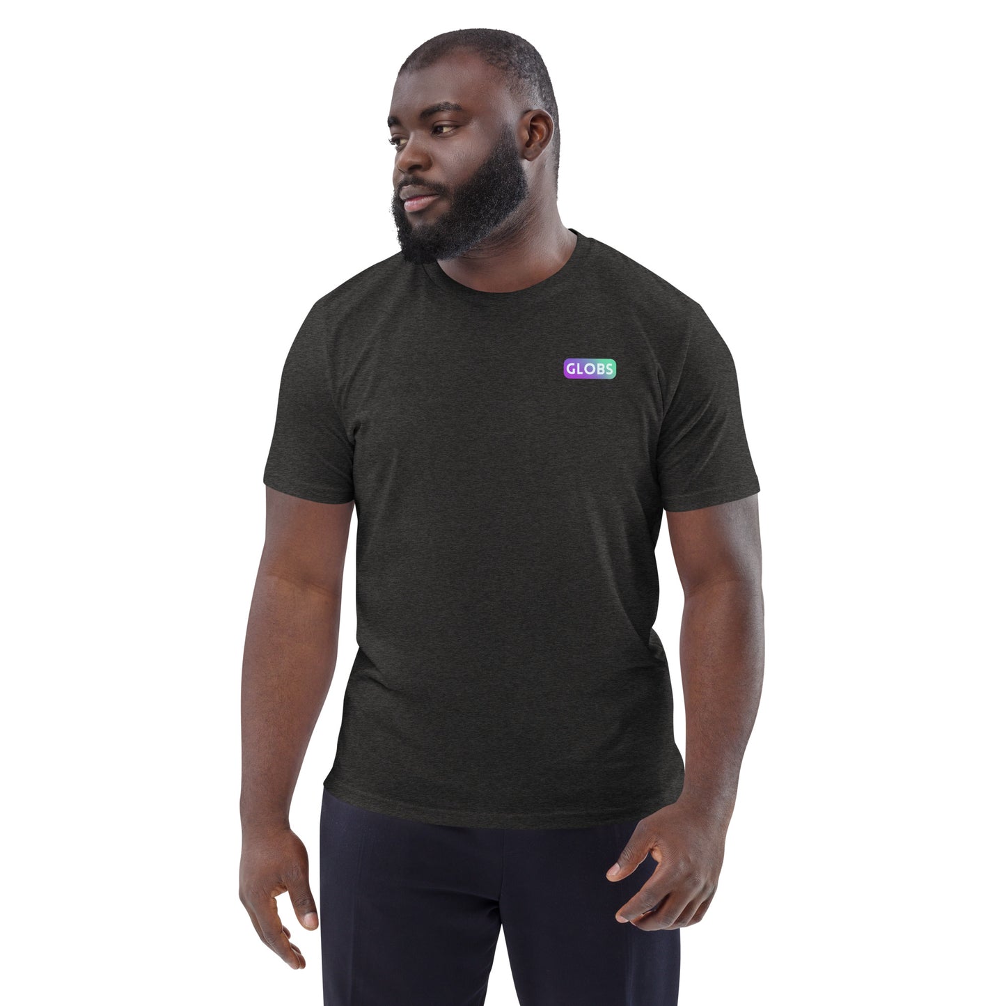 Globs on Solana (back) Unisex organic cotton t-shirt