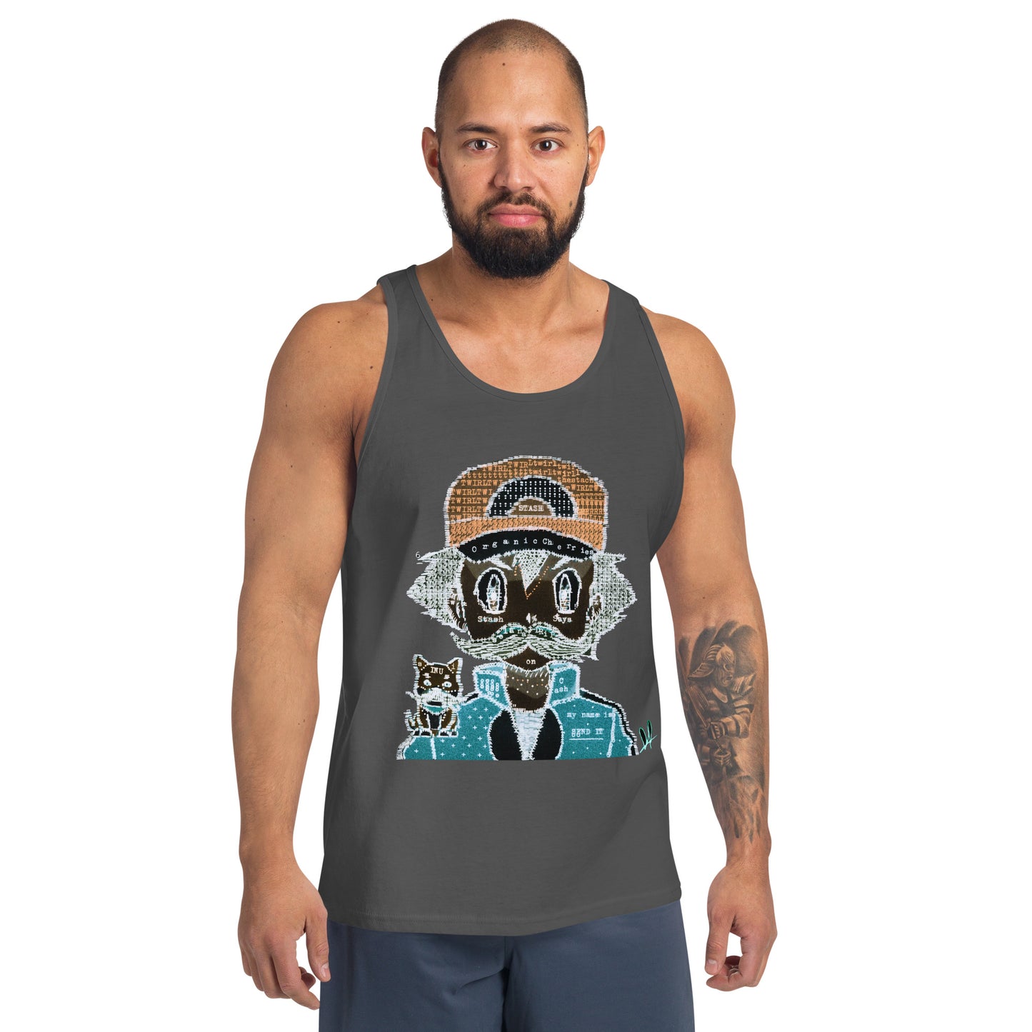 The $Stash Stays On - Premium Men's Tank Top