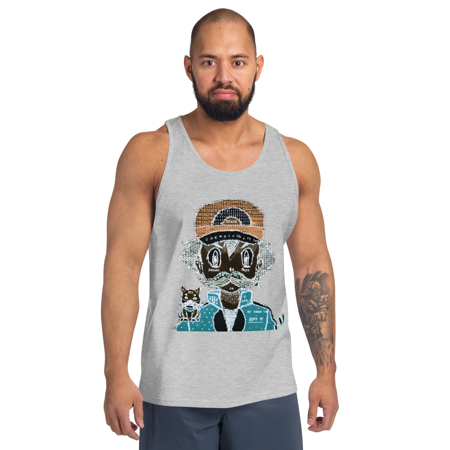 The $Stash Stays On - Premium Men's Tank Top