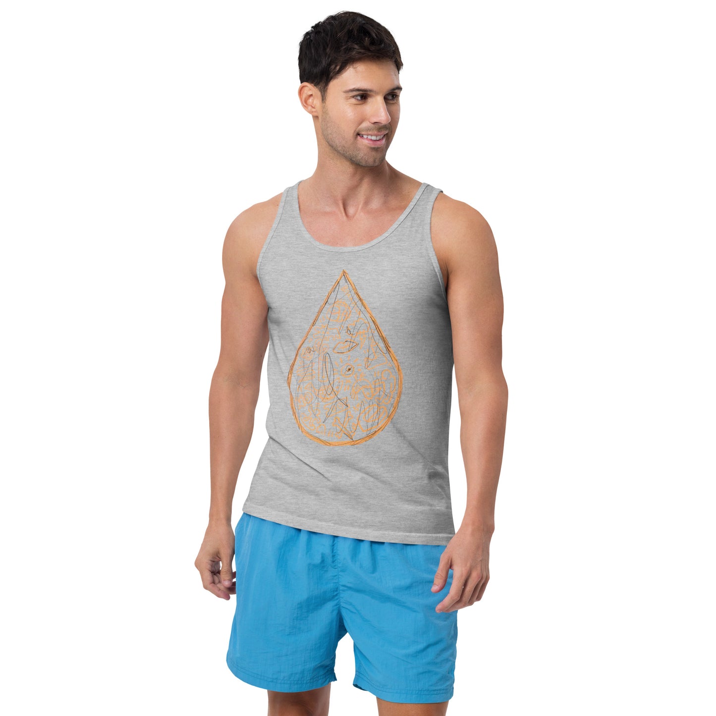 The Droplet - Premium Men's Tank Top