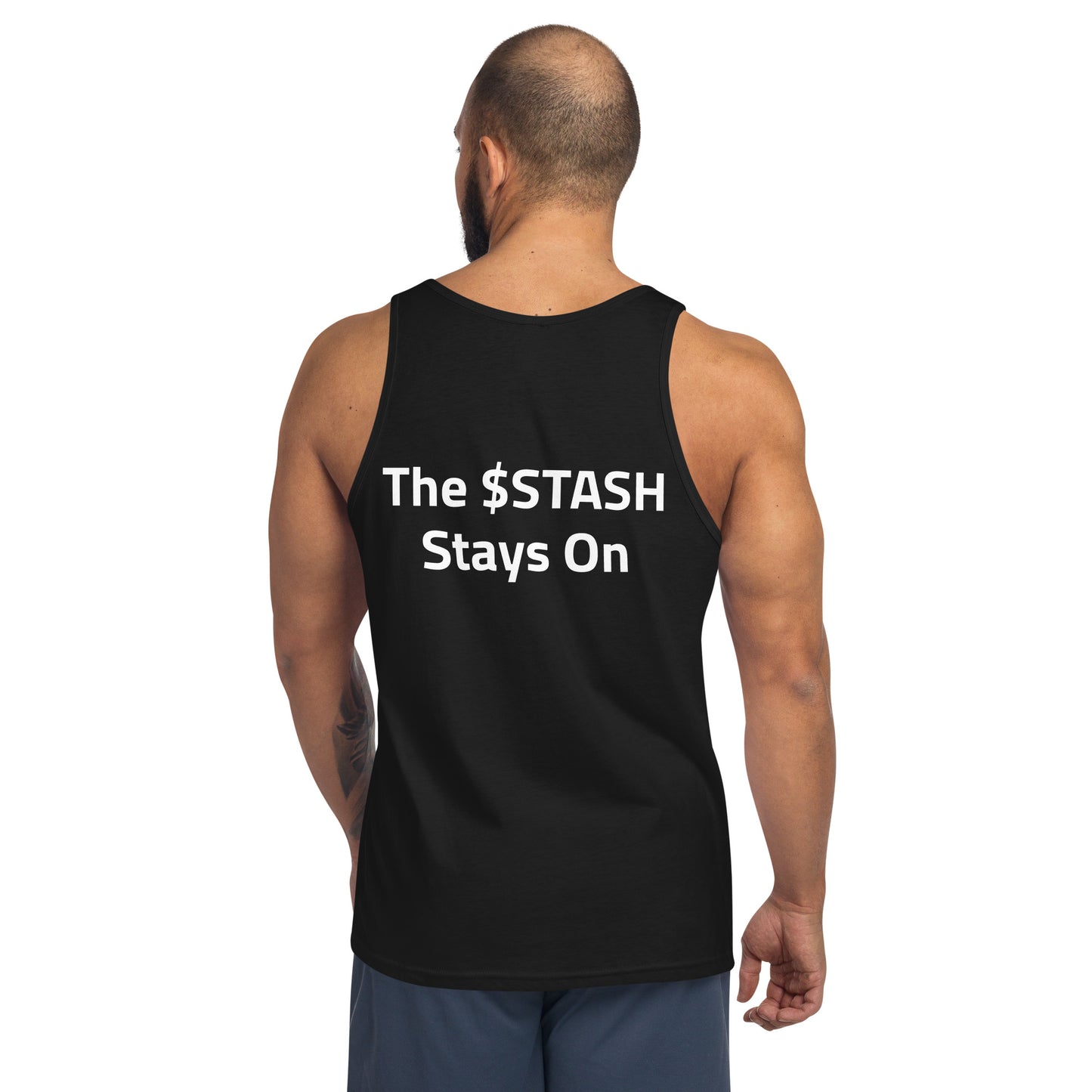 The $Stash Stays On - Premium Men's Tank Top