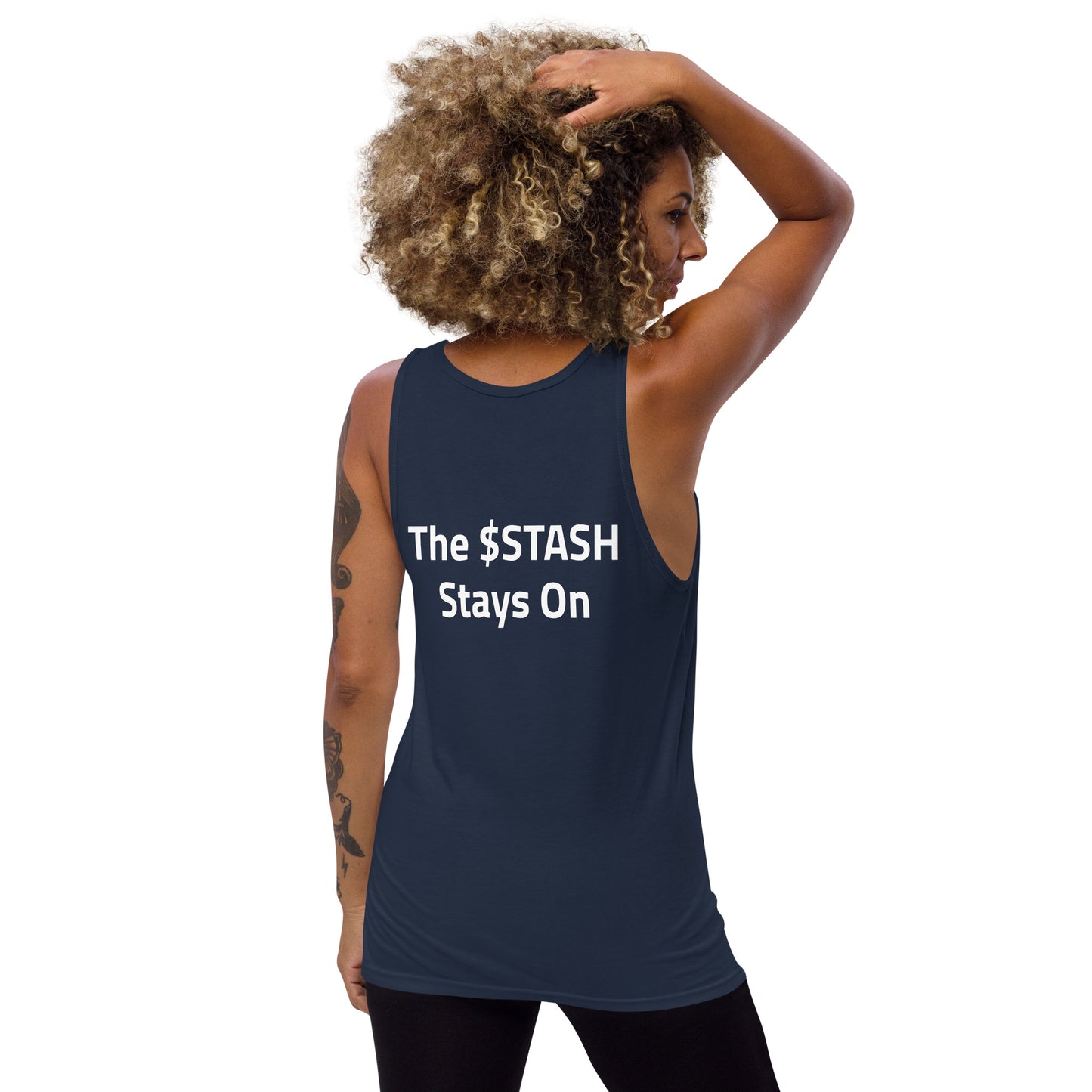 The $Stash Stays On - Premium Men's Tank Top