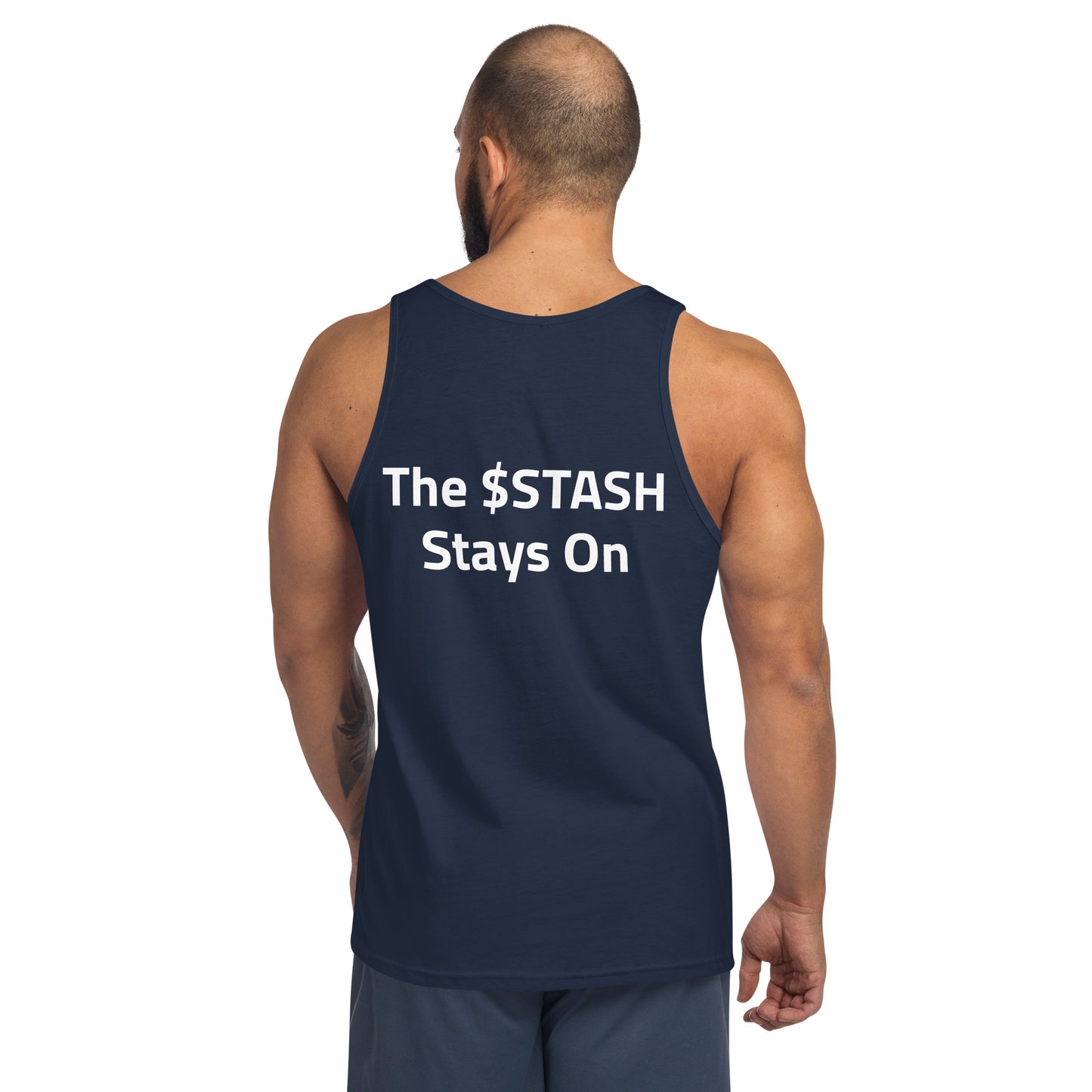 The $Stash Stays On - Premium Men's Tank Top