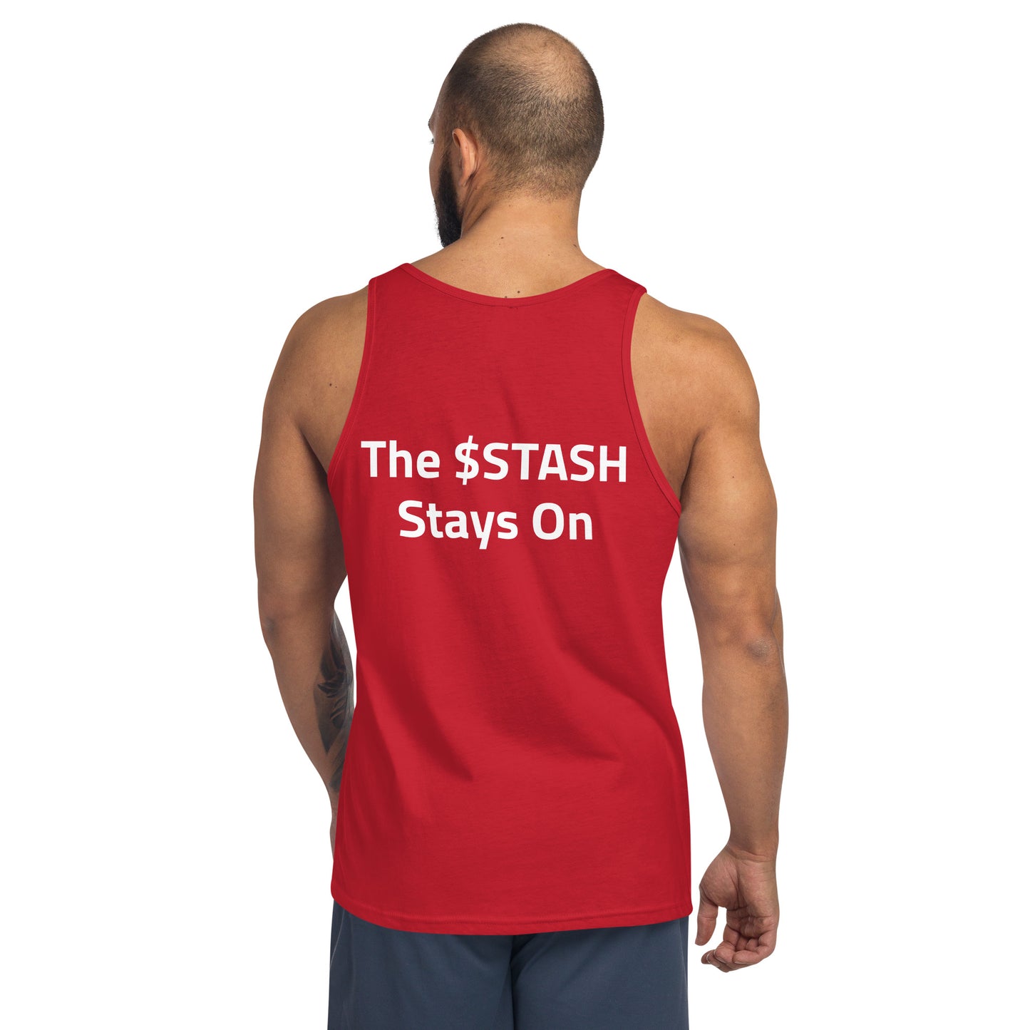 The $Stash Stays On - Premium Men's Tank Top