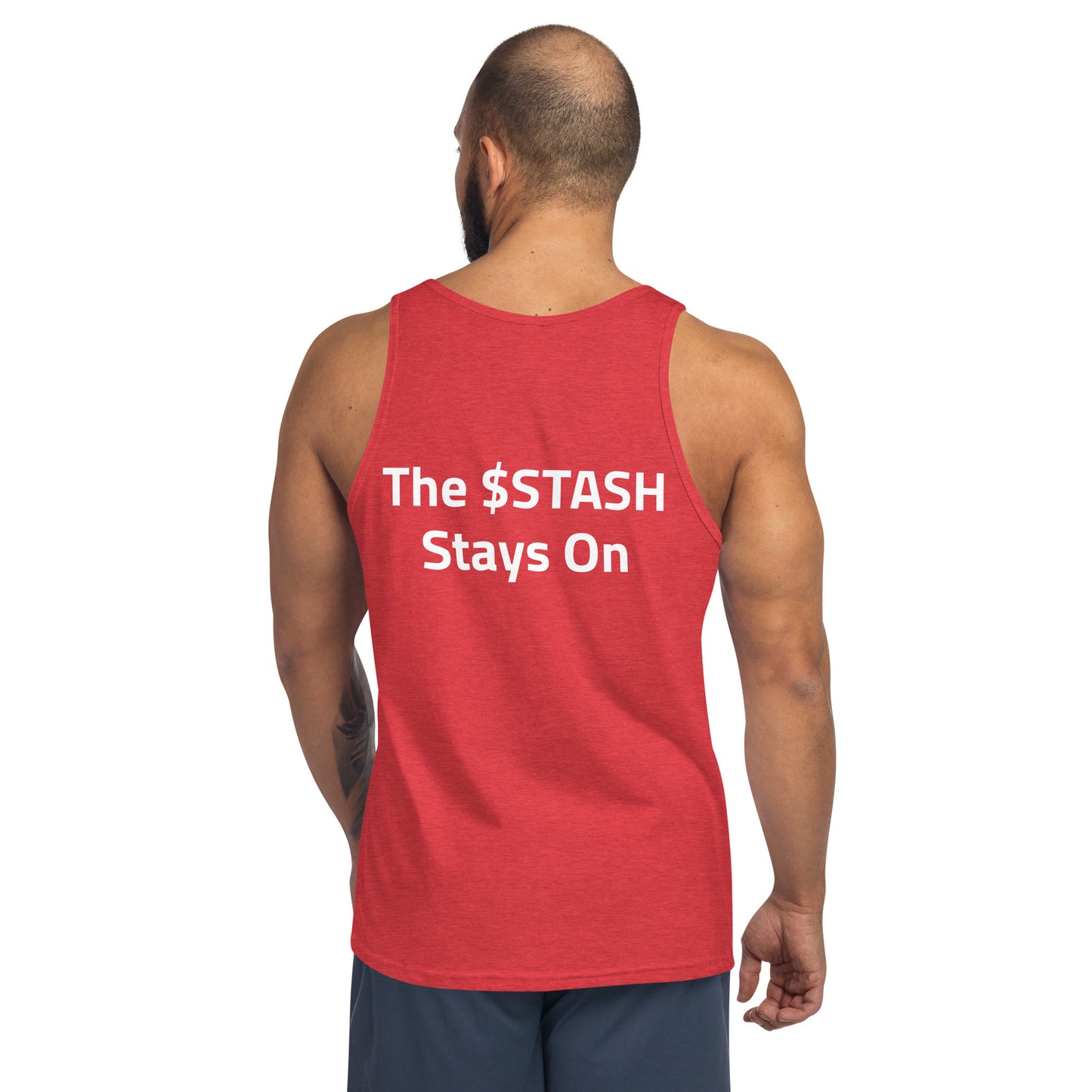 The $Stash Stays On - Premium Men's Tank Top