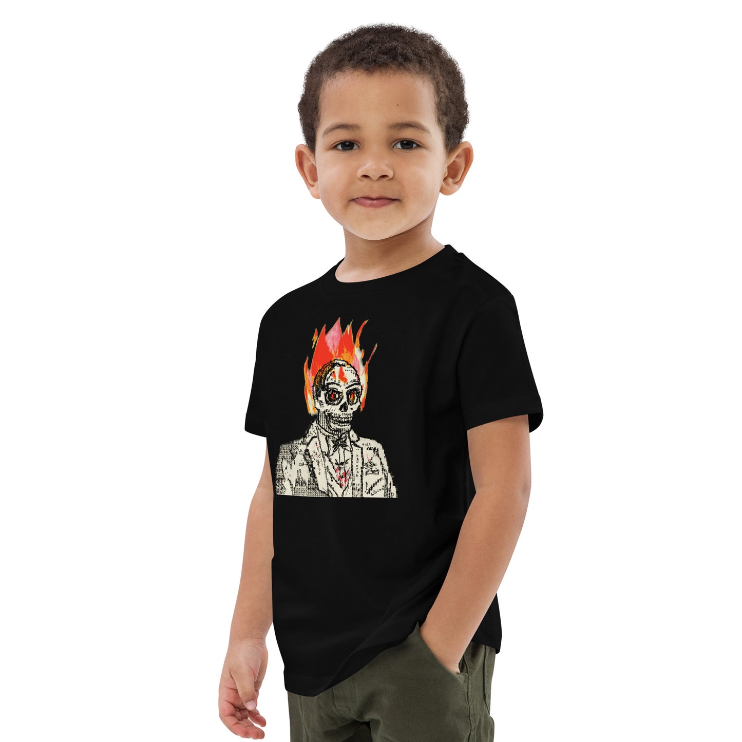 Mad Type Skull - Premium Organic cotton kids t-shirt