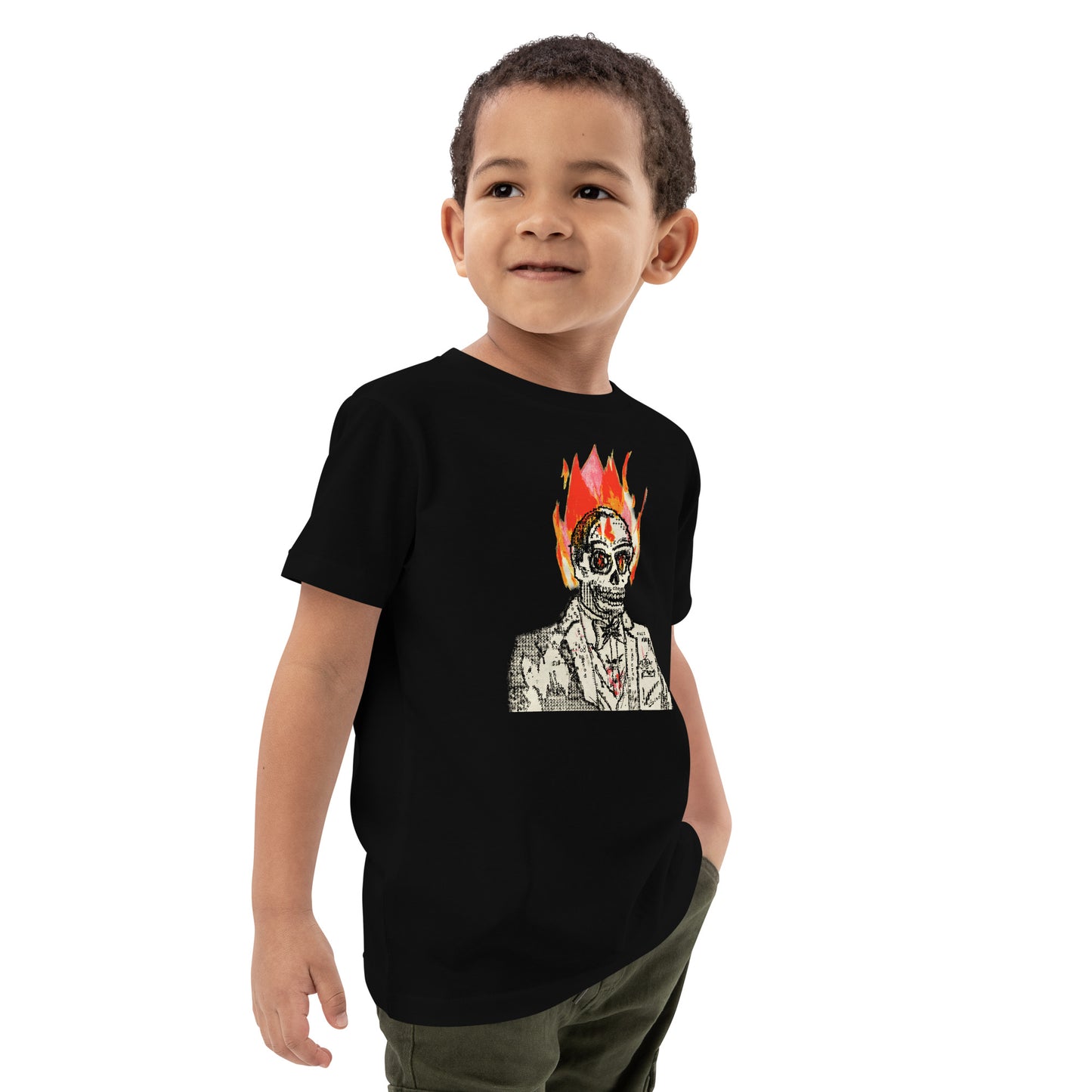 Mad Type Skull - Premium Organic cotton kids t-shirt