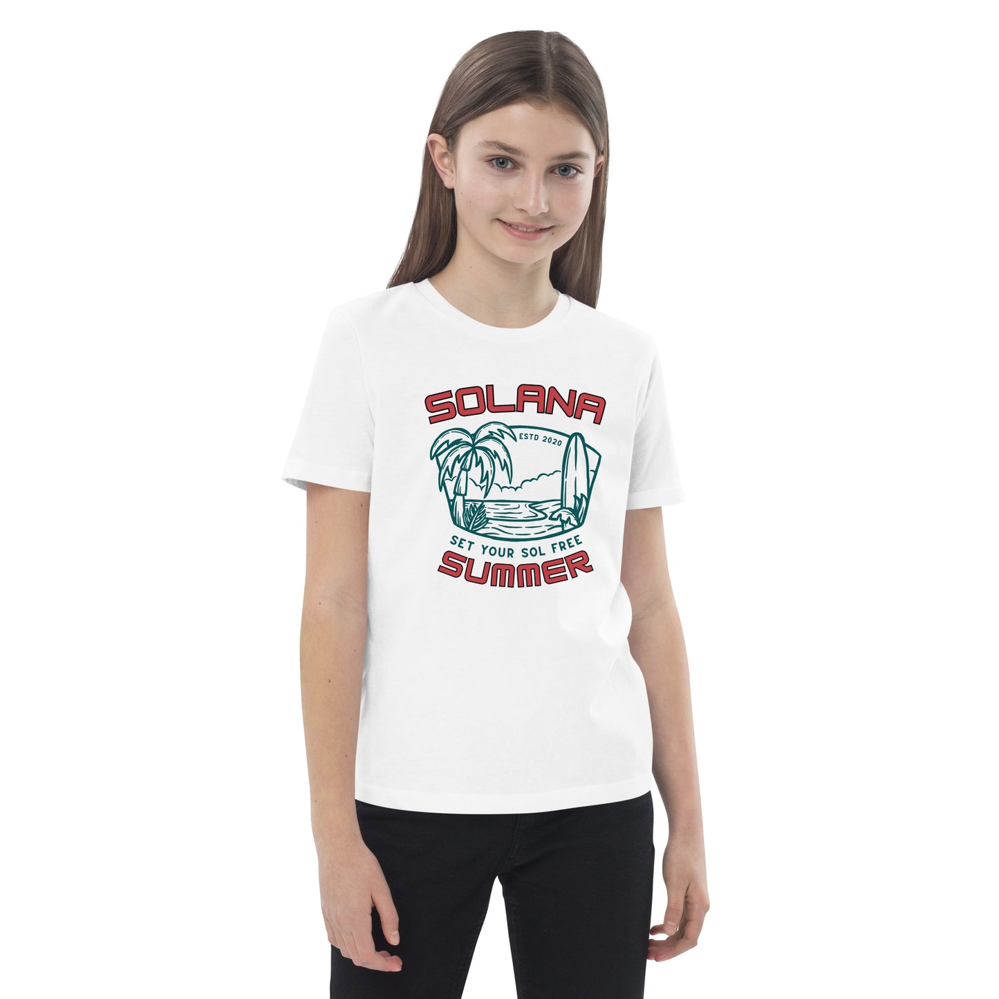 Solana Summer "Set your SOL free" - Premium Organic cotton kids t-shirt