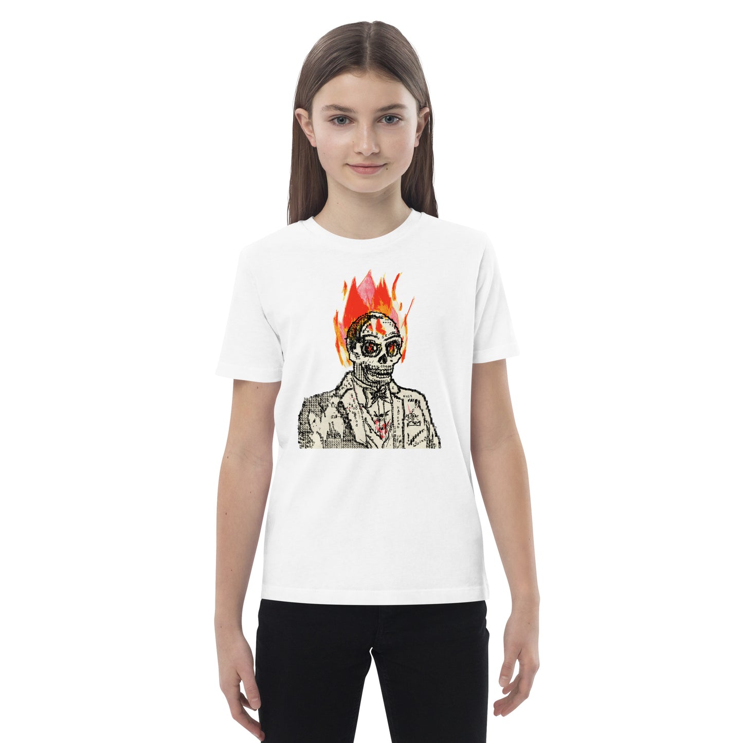 Mad Type Skull - Premium Organic cotton kids t-shirt