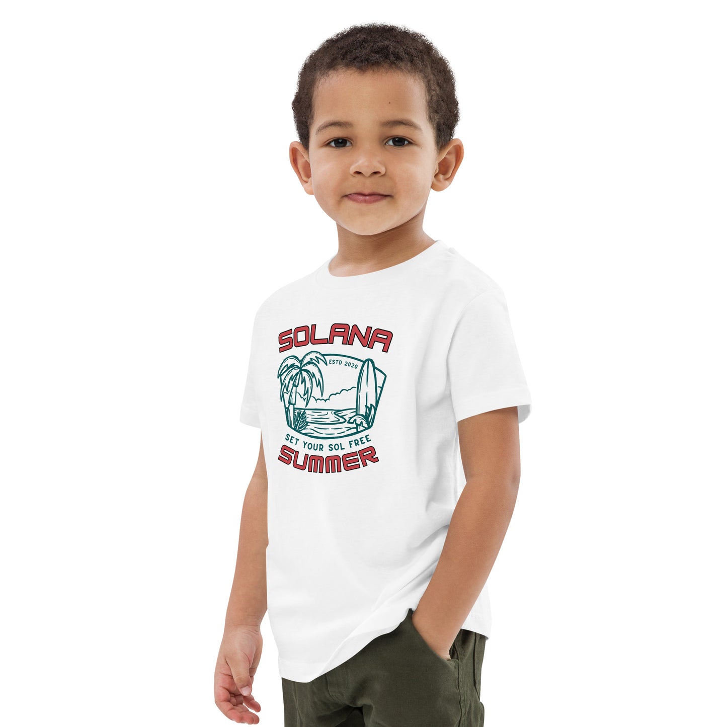 Solana Summer "Set your SOL free" - Premium Organic cotton kids t-shirt