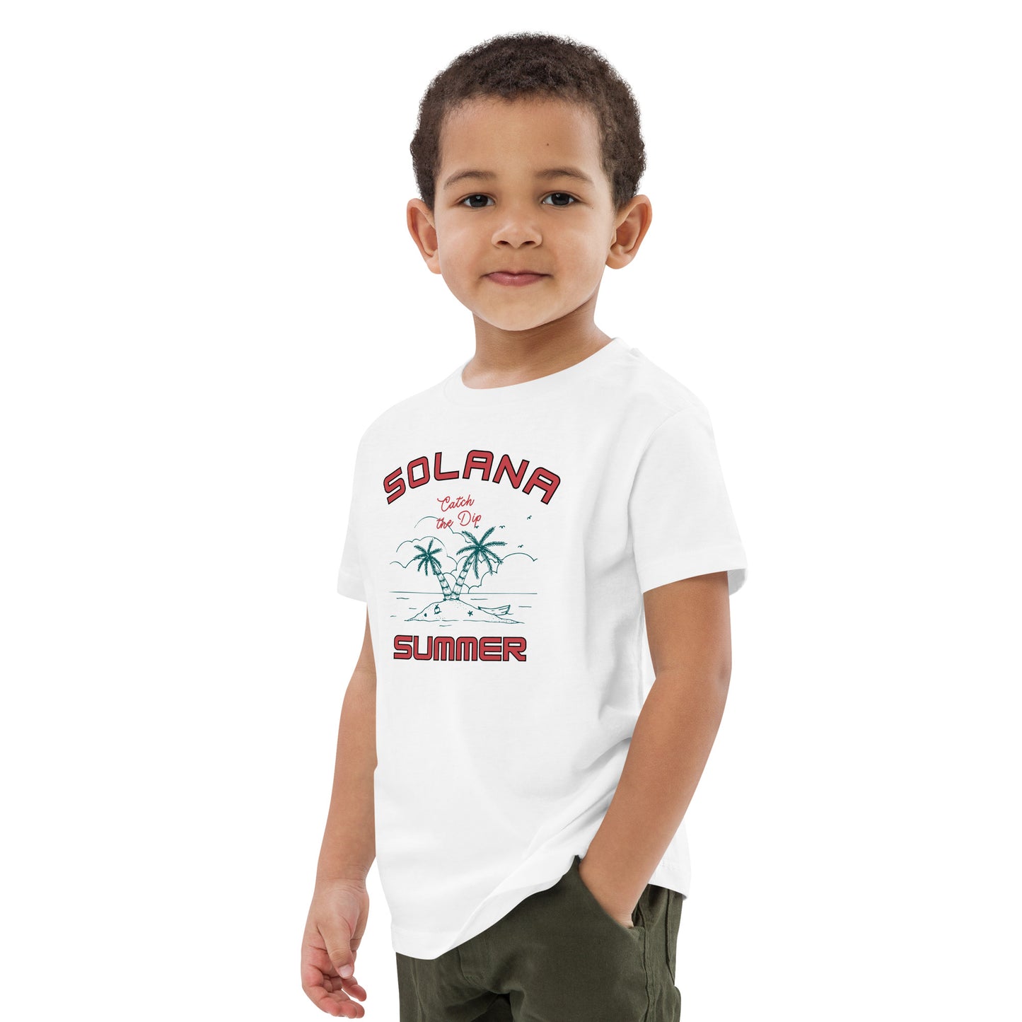 Solana Summer "Catch the Dip" - Premium Organic cotton kids t-shirt