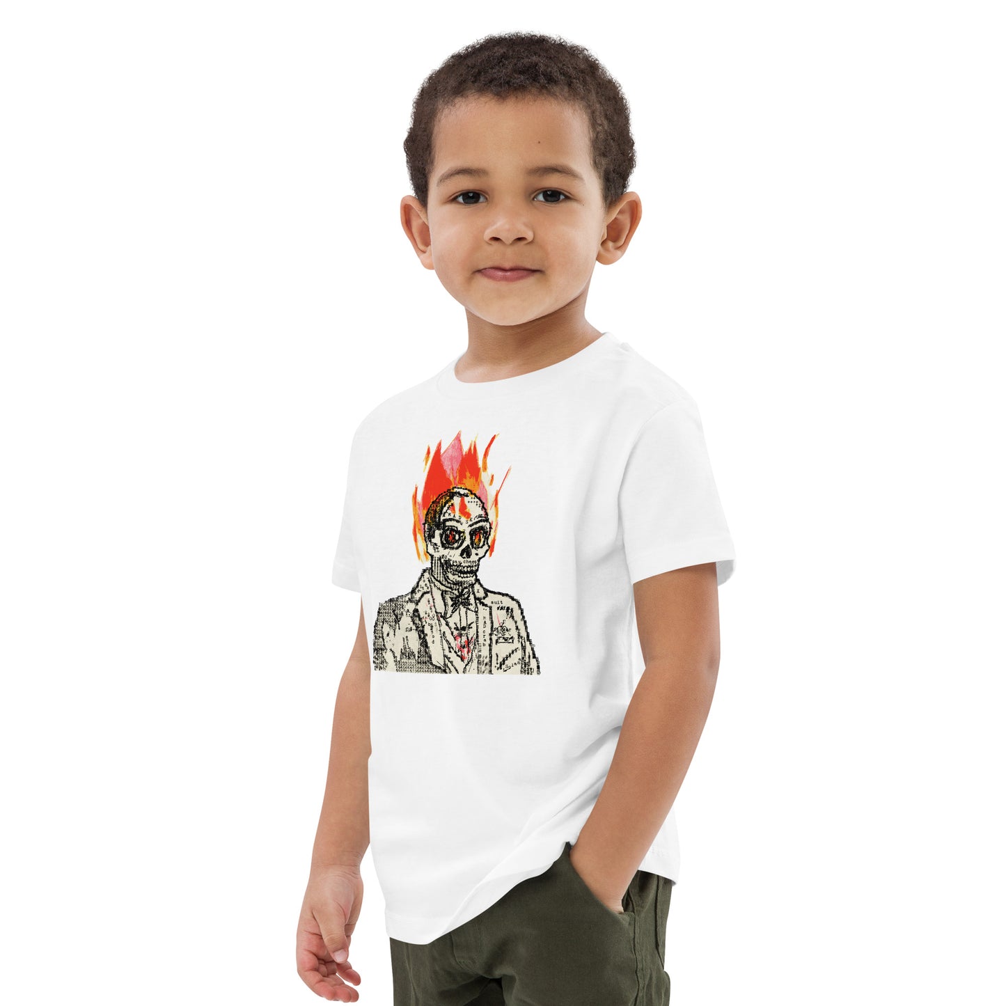 Mad Type Skull - Premium Organic cotton kids t-shirt