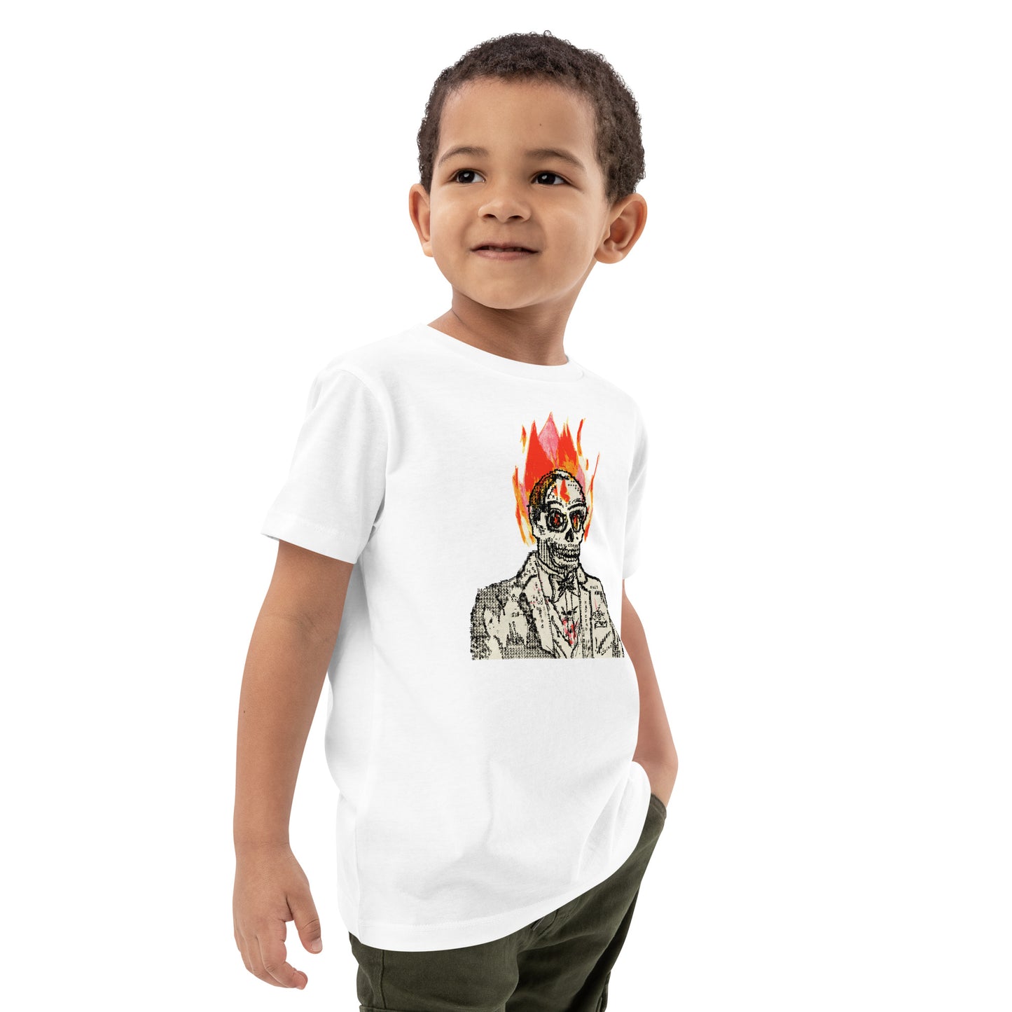 Mad Type Skull - Premium Organic cotton kids t-shirt