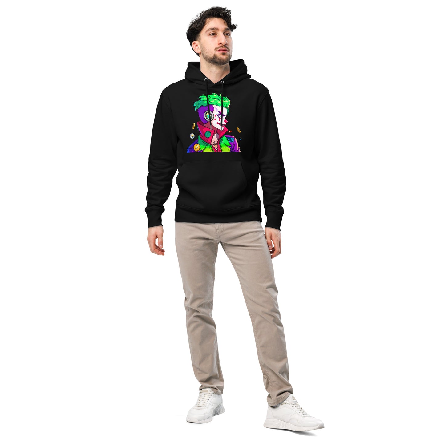 Meme Coin Joker - Premium Unisex essential eco hoodie