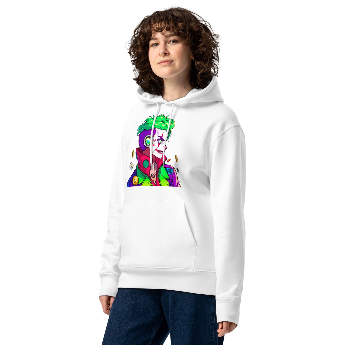 Meme Coin Joker - Premium Unisex essential eco hoodie