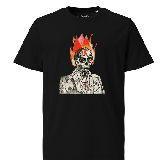 Mad Type Skull Unisex organic cotton t-shirt