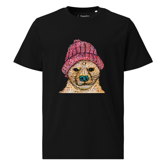 Dog Wif Hat Unisex organic cotton t-shirt