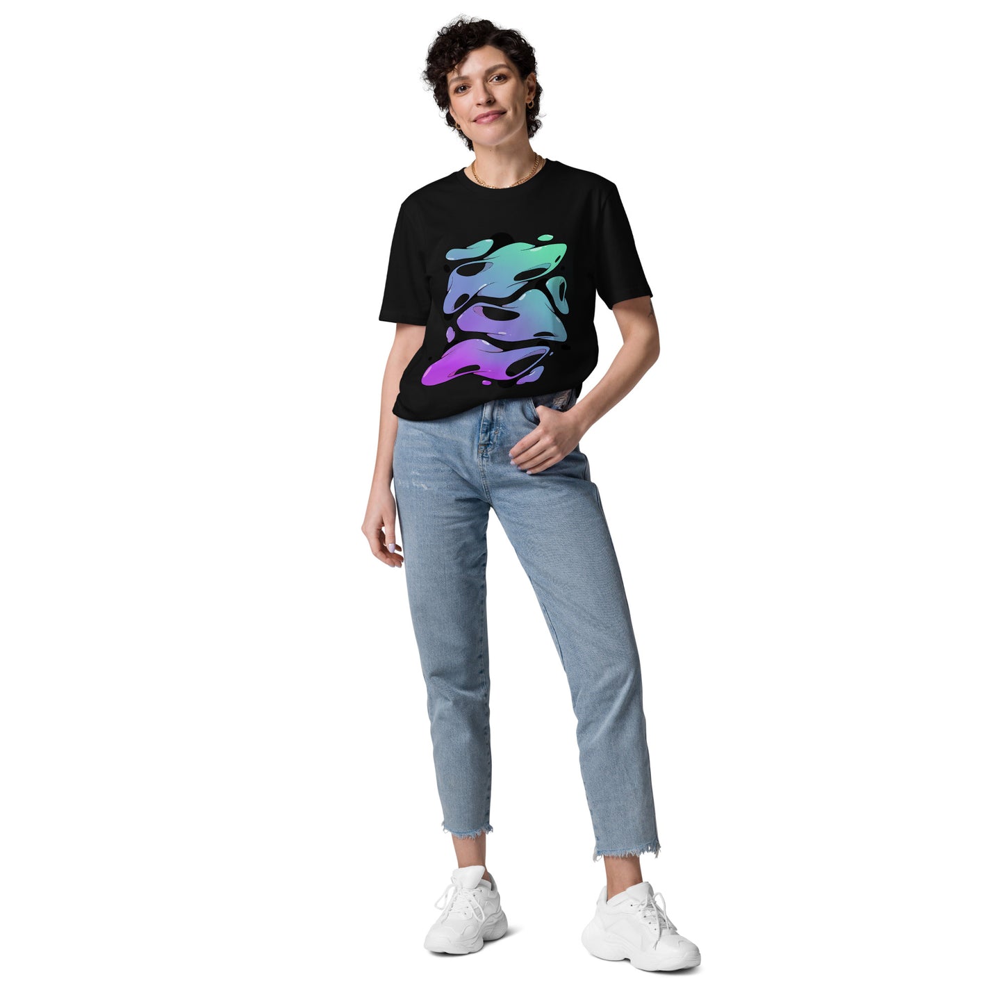 Globs on Solana Unisex organic cotton t-shirt