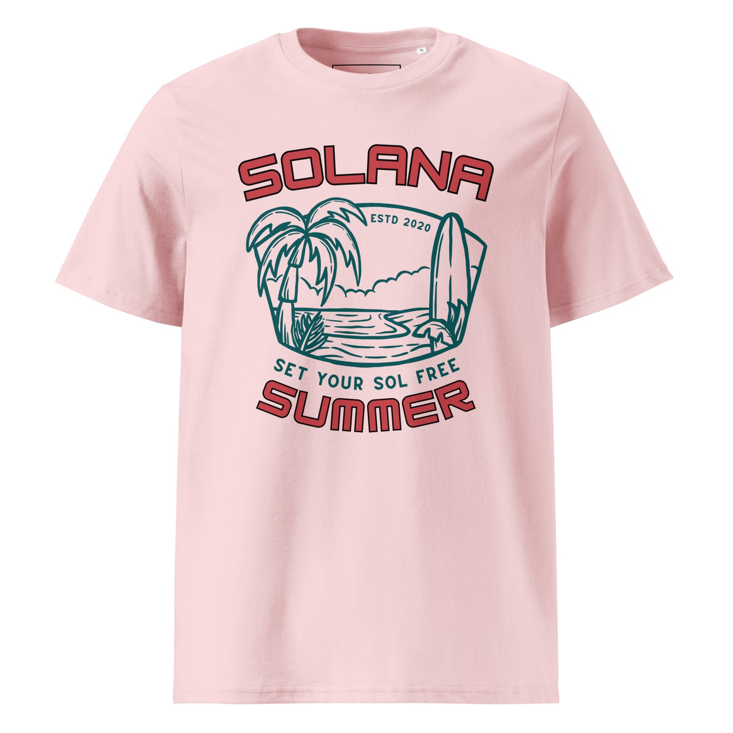 Solana Summer "Set your SOL free" - Premium Unisex organic cotton t-shirt