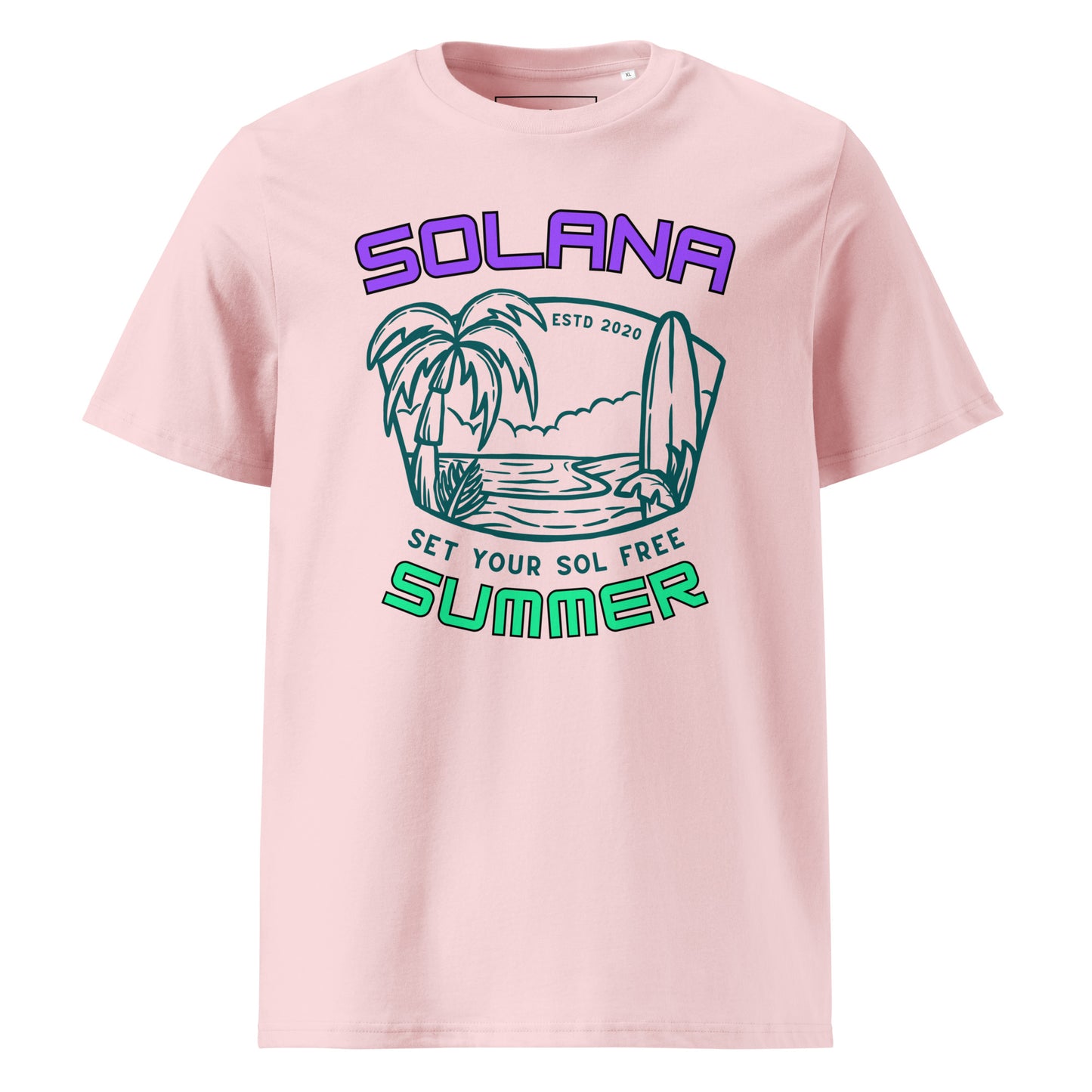 Solana Summer "Set your SOL free (SOL Edition)"- Premium Unisex organic cotton t-shirt