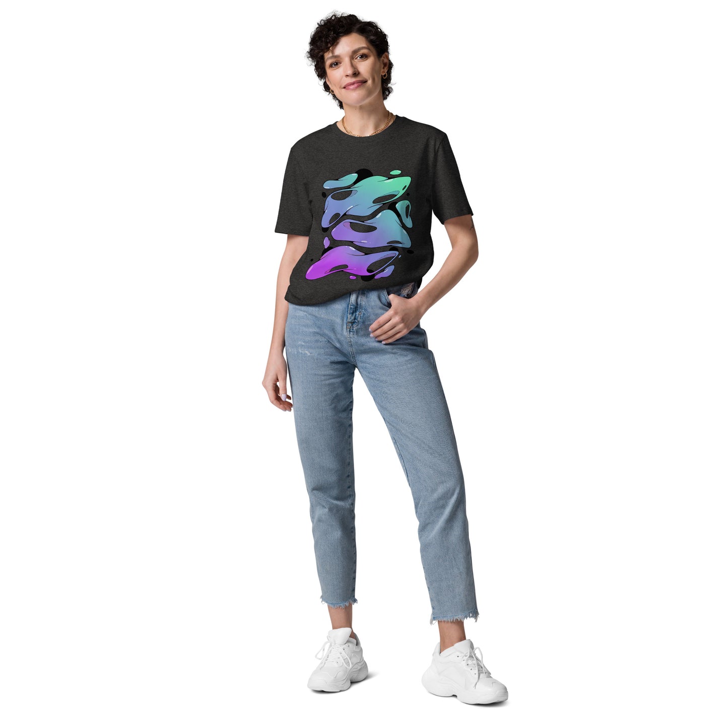 Globs on Solana Unisex organic cotton t-shirt