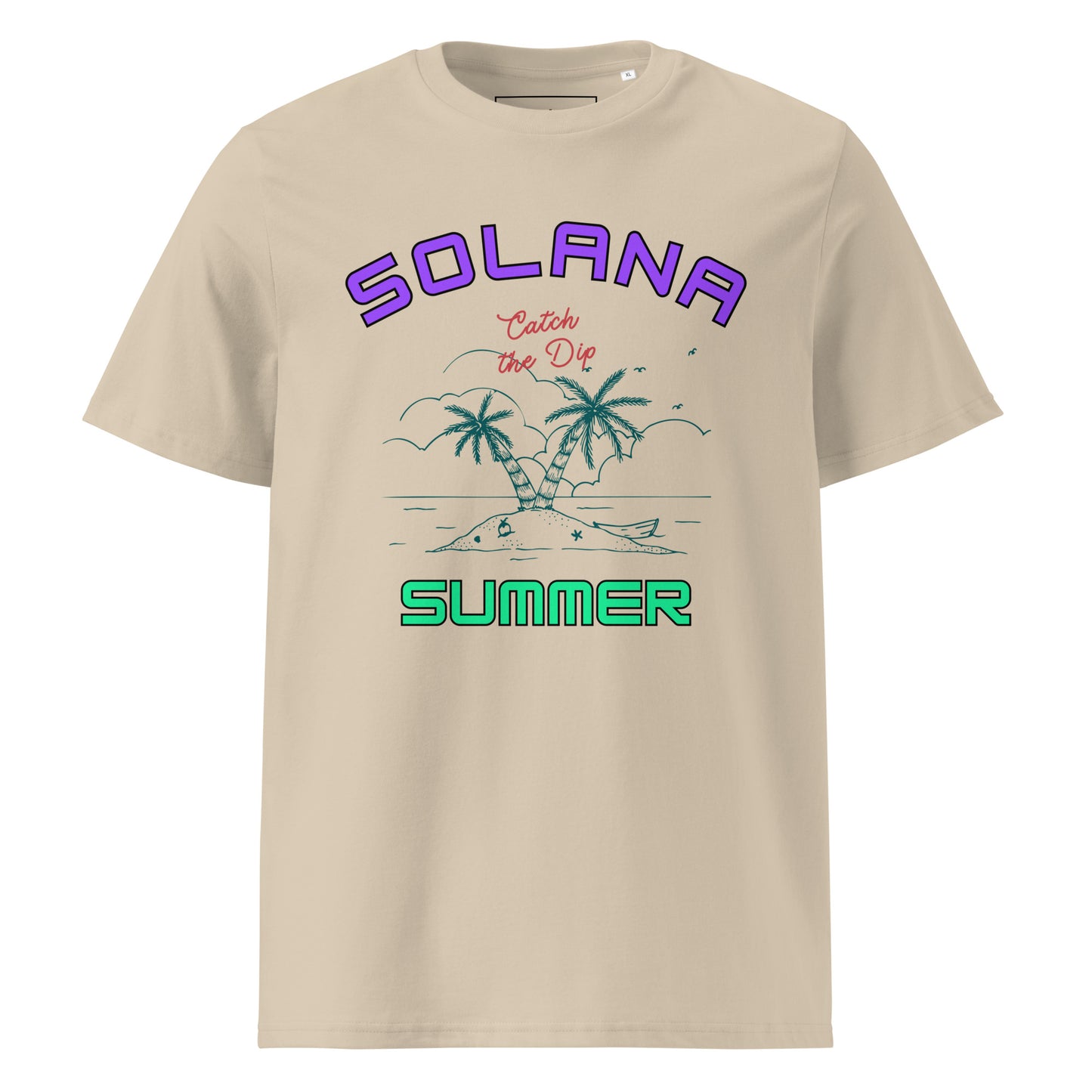 Solana Summer "Catch the Dip (SOL Edition) - Premium Unisex organic cotton t-shirt