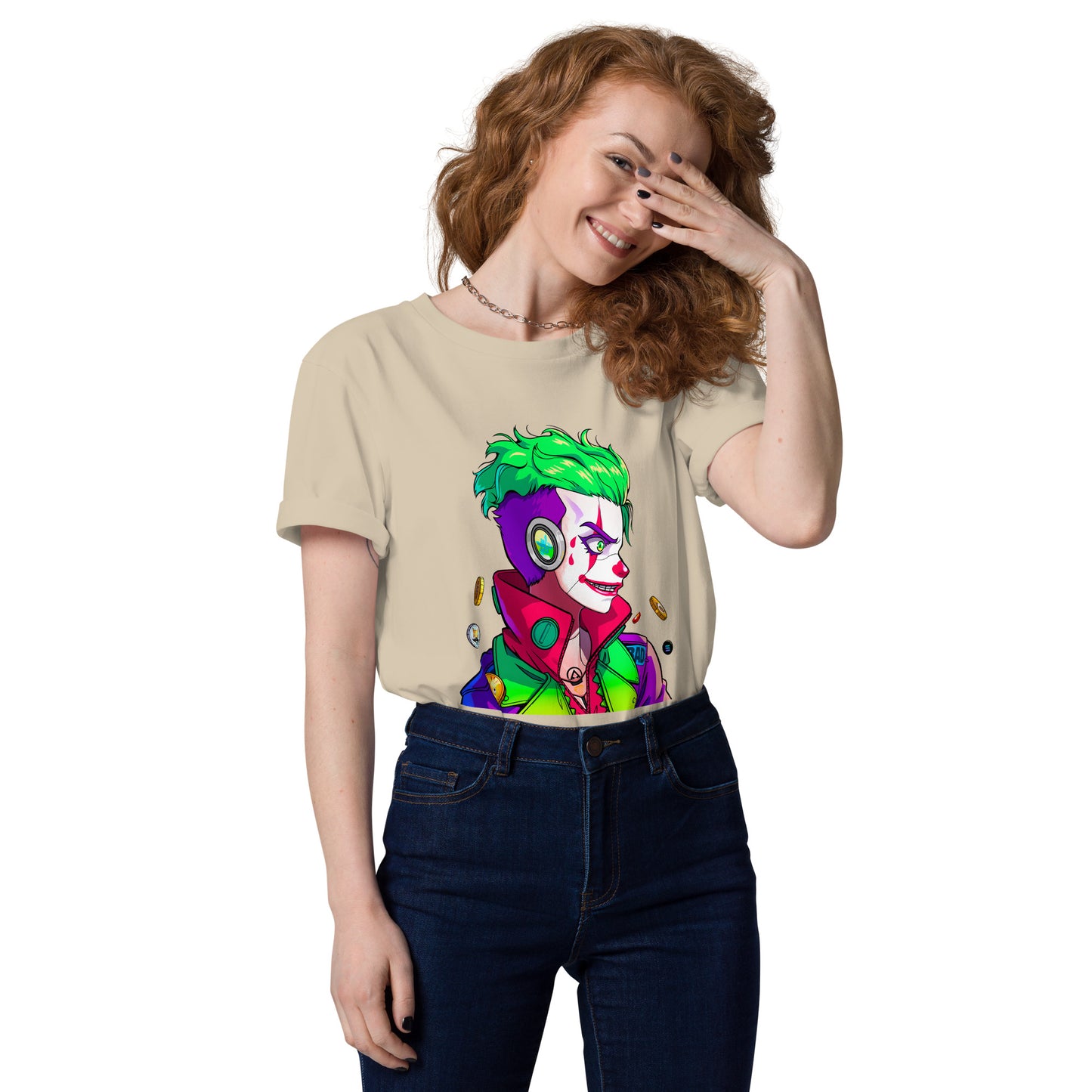 Meme Coin Joker - Premium Unisex organic cotton t-shirt