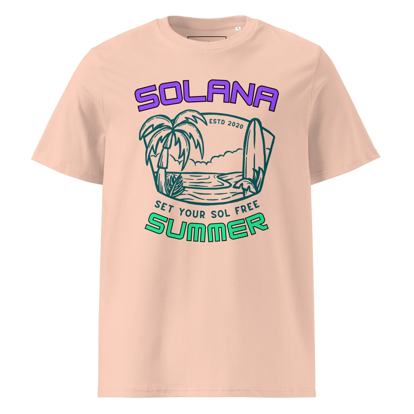 Solana Summer "Set your SOL free (SOL Edition)"- Premium Unisex organic cotton t-shirt