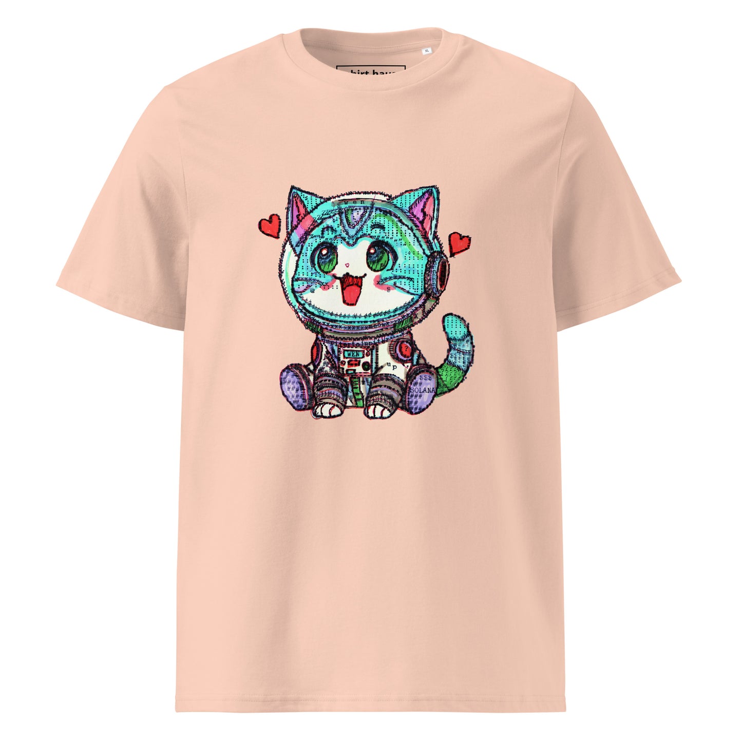 Wen Cat Unisex organic cotton t-shirt