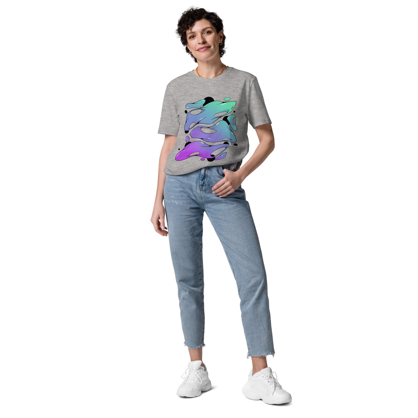 Globs on Solana Unisex organic cotton t-shirt