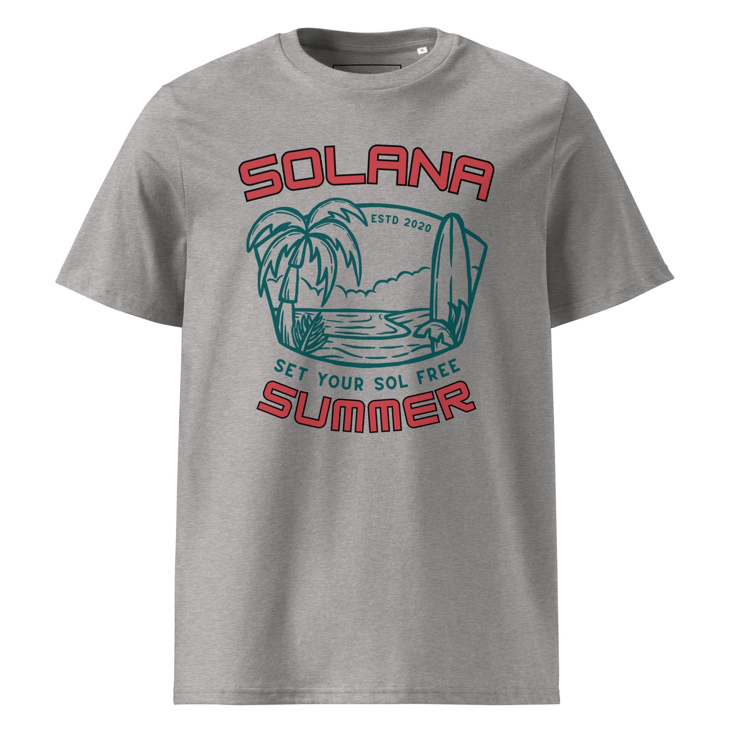 Solana Summer "Set your SOL free" - Premium Unisex organic cotton t-shirt