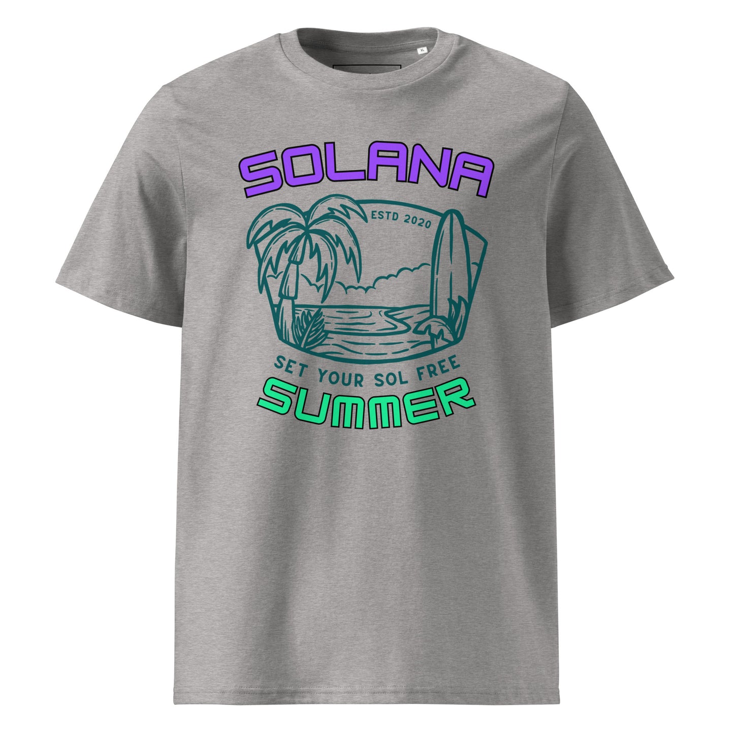 Solana Summer "Set your SOL free (SOL Edition)"- Premium Unisex organic cotton t-shirt