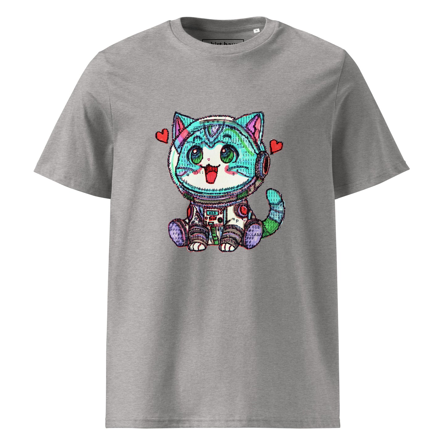 Wen Cat Unisex organic cotton t-shirt