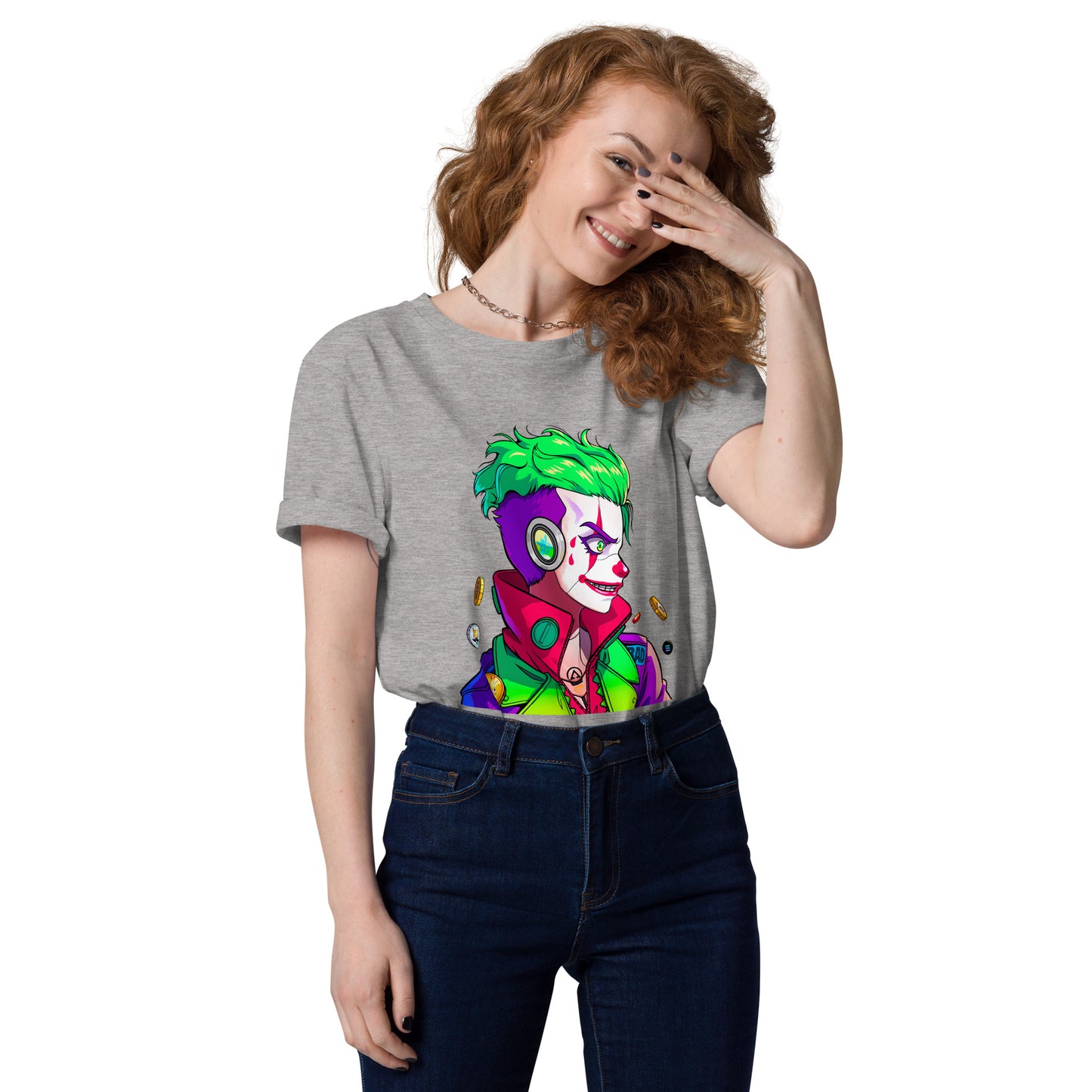 Meme Coin Joker - Premium Unisex organic cotton t-shirt