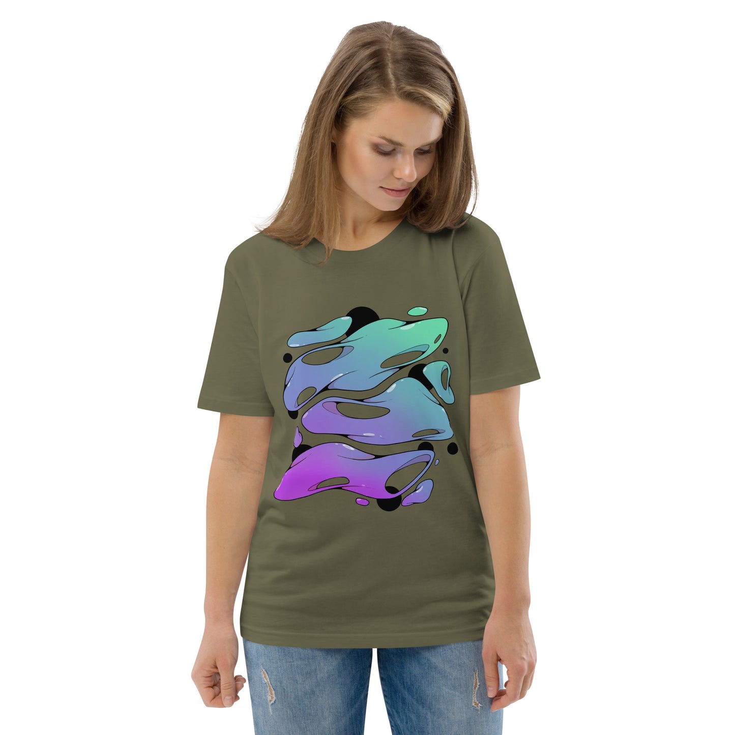 Globs on Solana Unisex organic cotton t-shirt