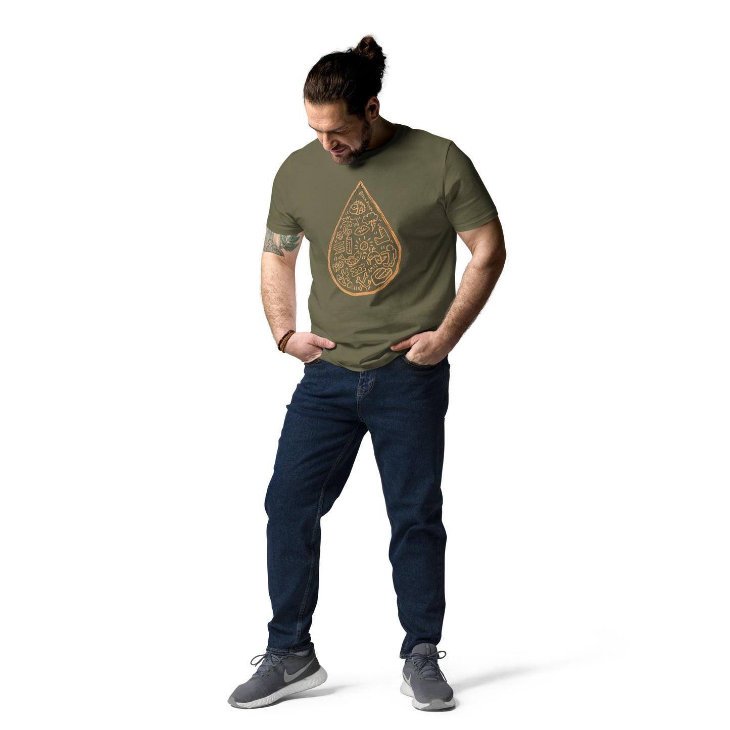 The Droplet - Premium Unisex organic cotton t-shirt