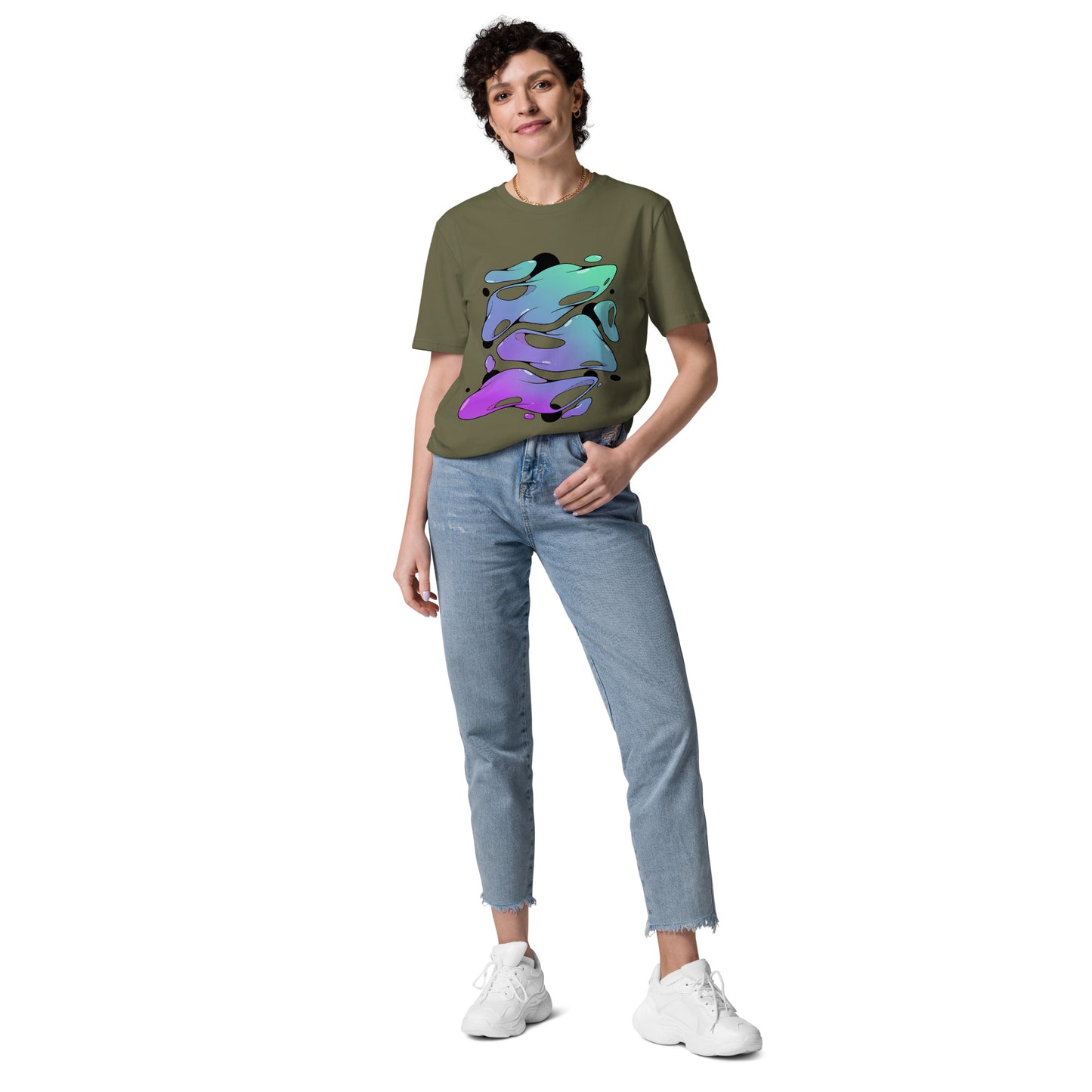 Globs on Solana Unisex organic cotton t-shirt