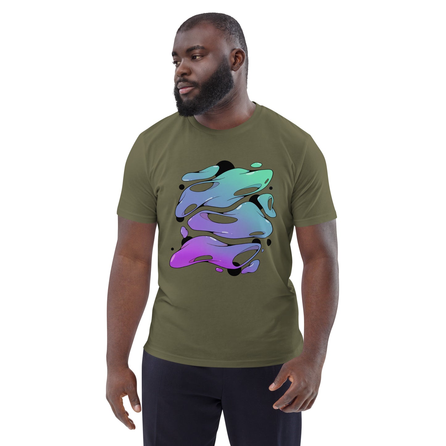 Globs on Solana Unisex organic cotton t-shirt