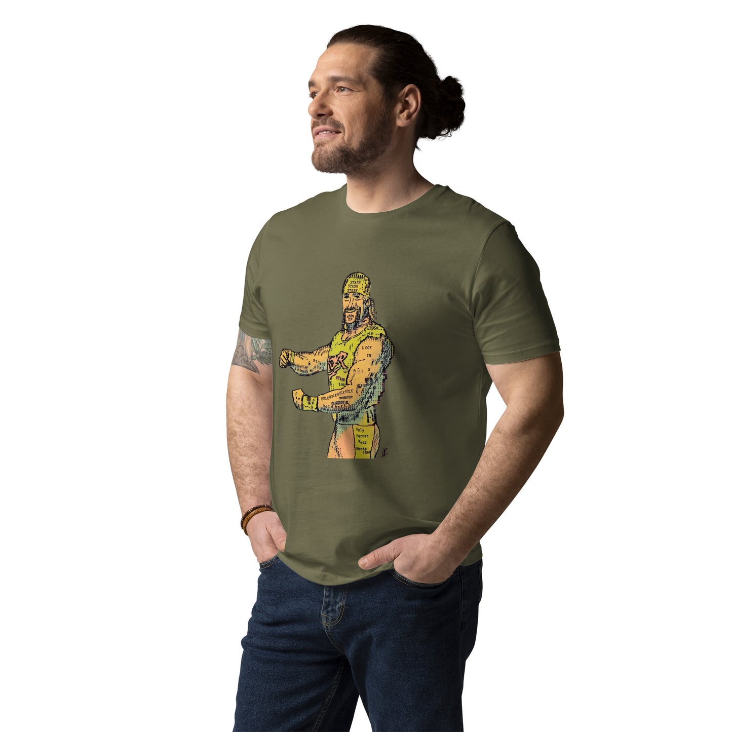 Hulk $Stash Hogan - Premium Unisex organic cotton t-shirt