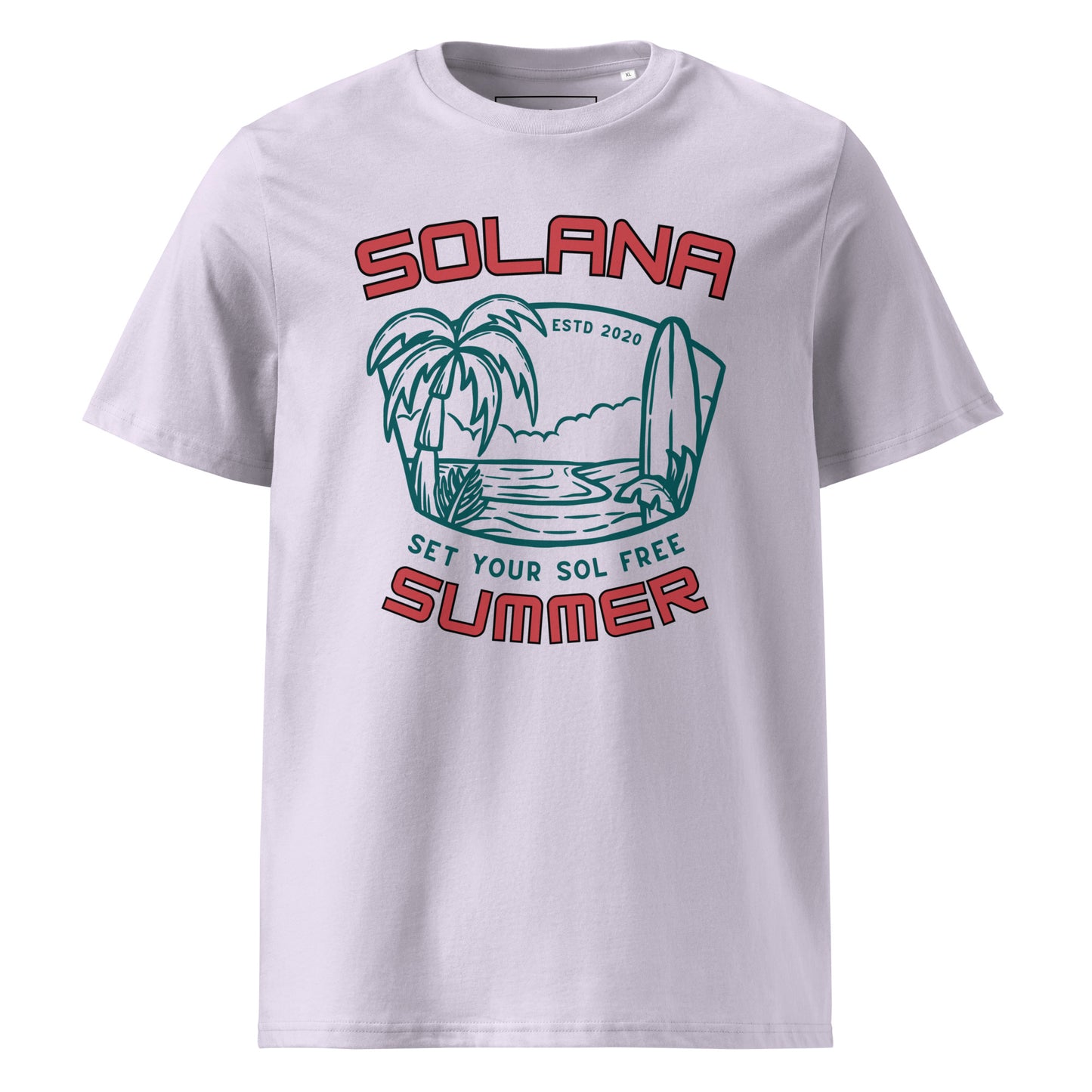 Solana Summer "Set your SOL free" - Premium Unisex organic cotton t-shirt