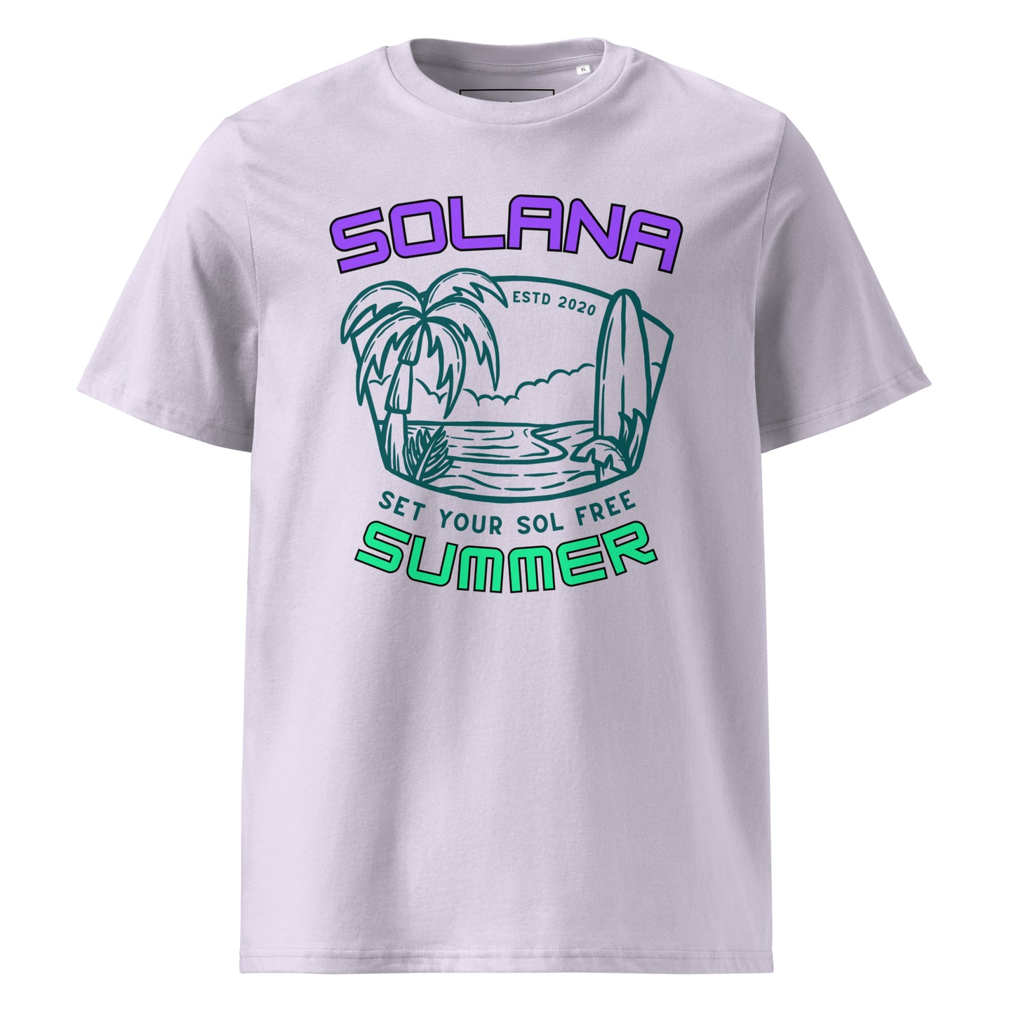 Solana Summer "Set your SOL free (SOL Edition)"- Premium Unisex organic cotton t-shirt