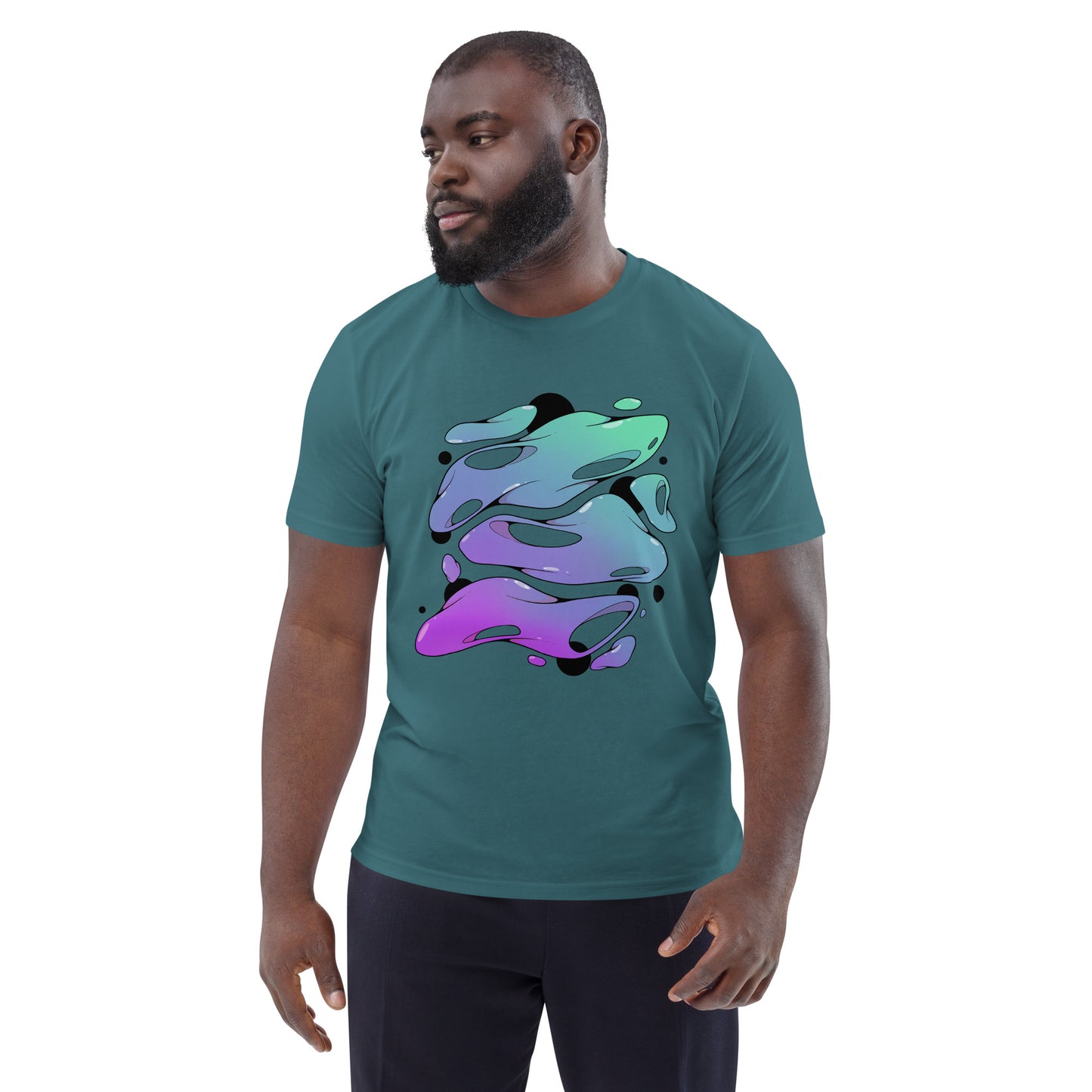 Globs on Solana Unisex organic cotton t-shirt