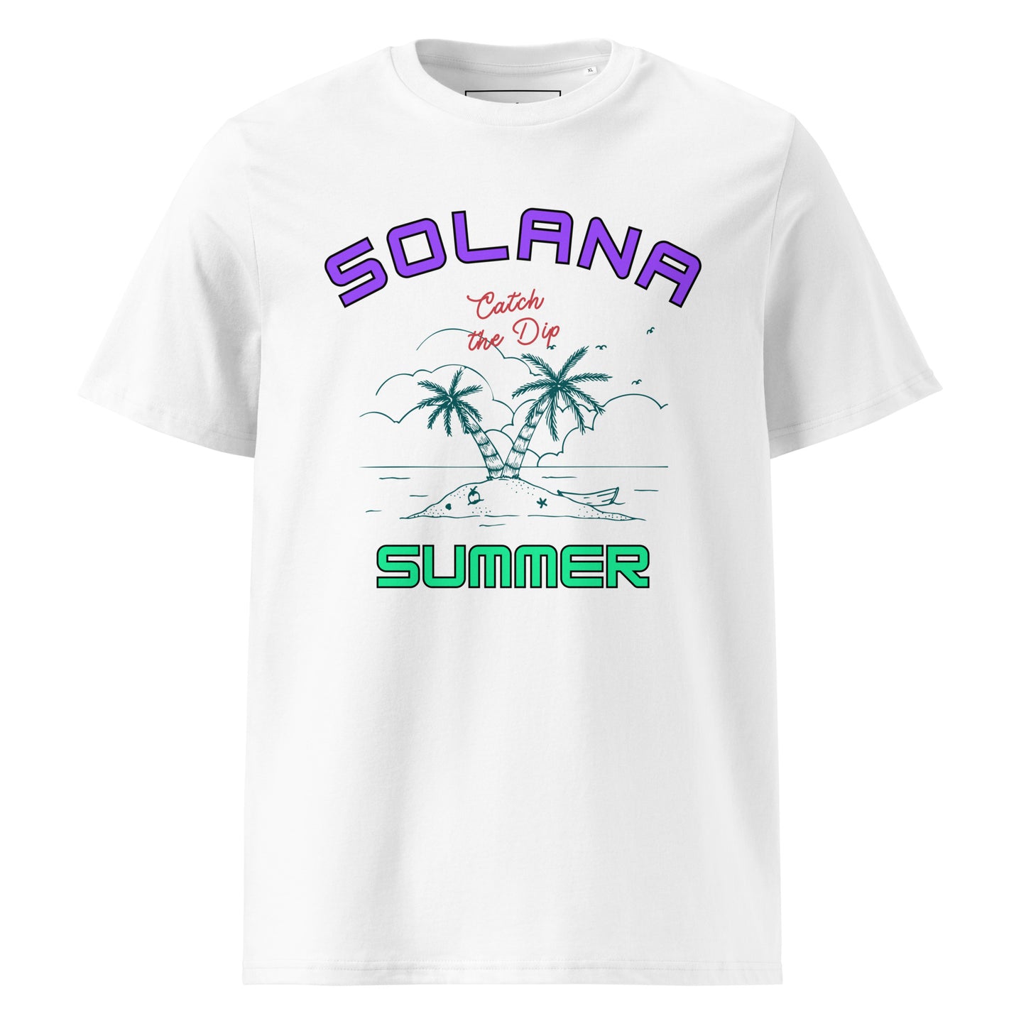 Solana Summer "Catch the Dip (SOL Edition) - Premium Unisex organic cotton t-shirt